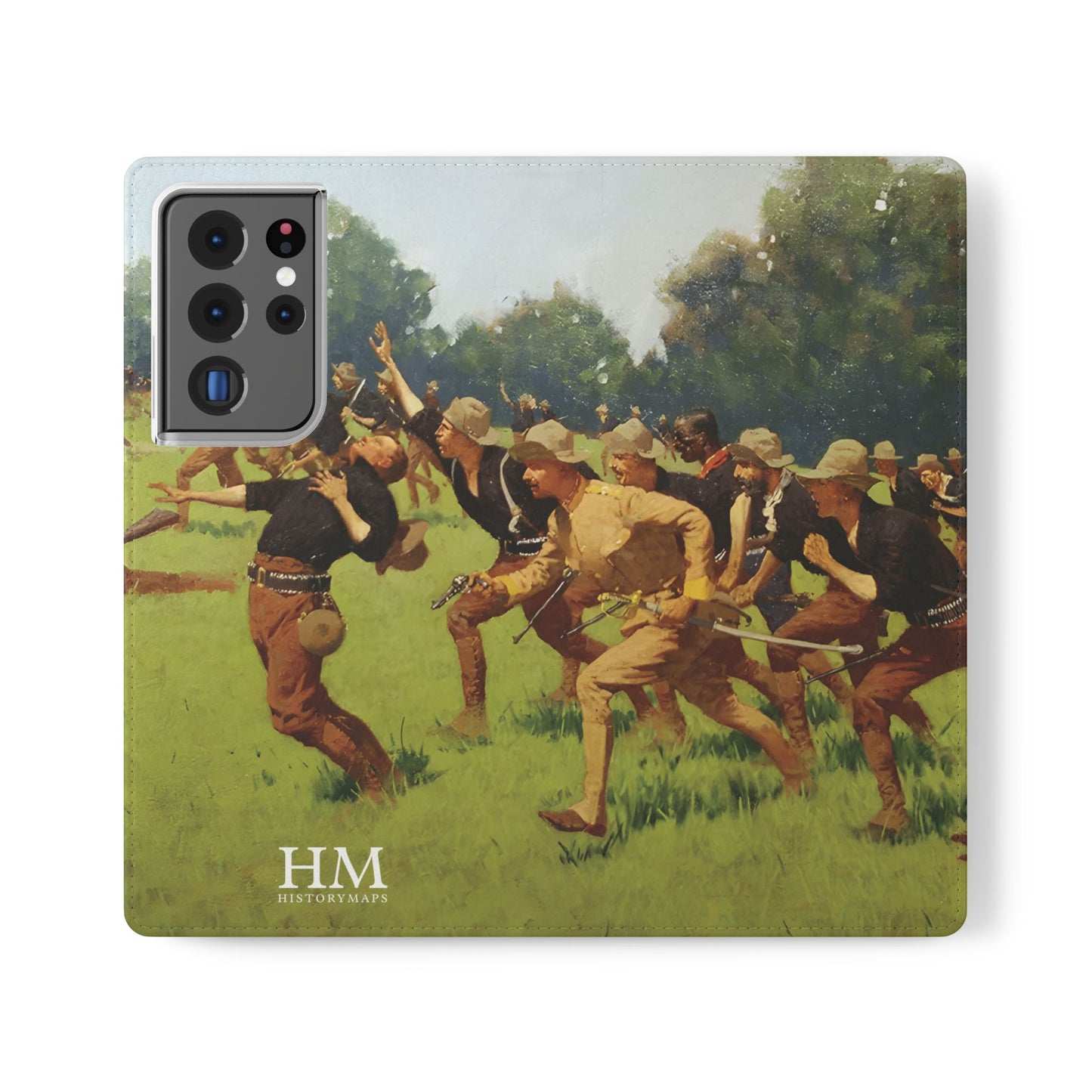 Charge of the Rough Riders at San Juan Hill Flip Cases