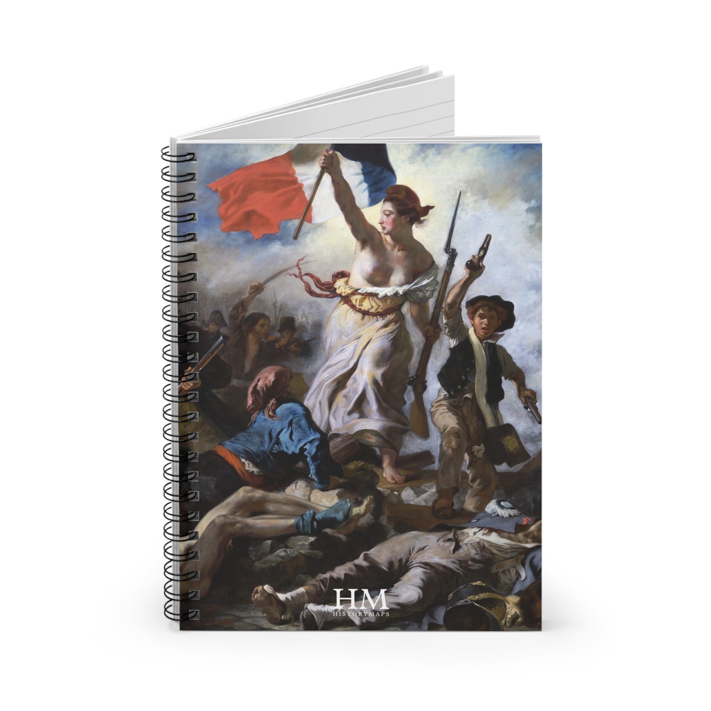 Liberty Leading the People Spiral Notebook - Ruled Line