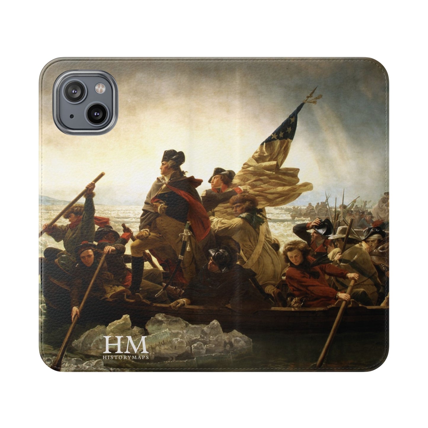 Washington Crossing the Delaware Flip Cases