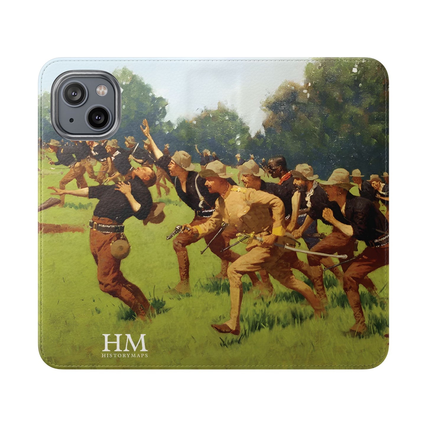 Charge of the Rough Riders at San Juan Hill Flip Cases