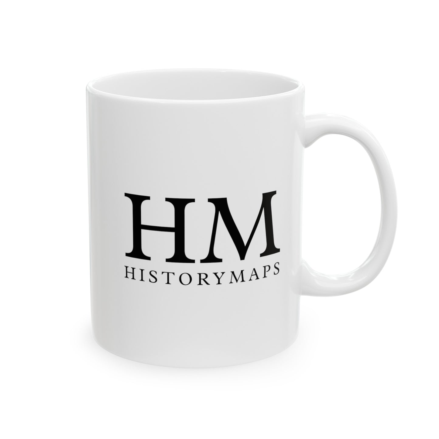 HM HistoryMaps White Ceramic Mug (11oz, 15oz)