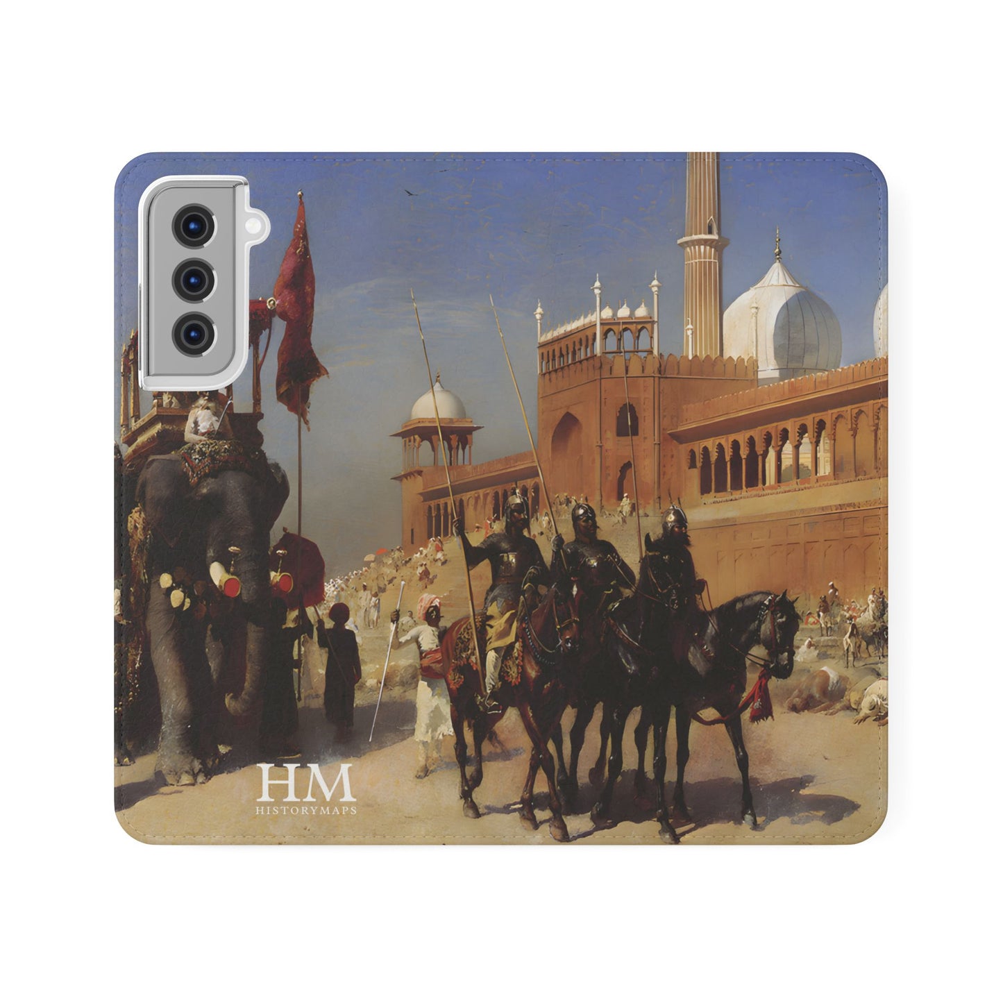 The Great Mogul and His Court Returning from the Great Mosque at Delhi Flip Cases