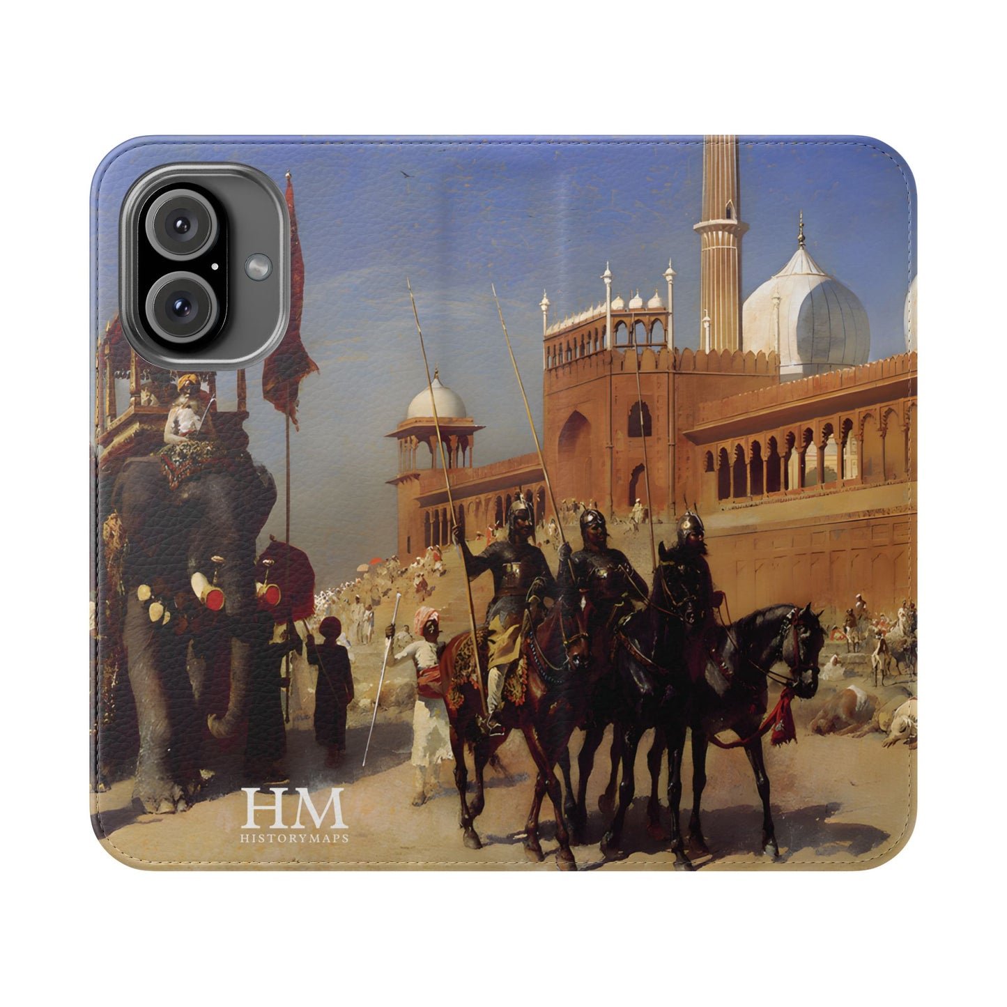 The Great Mogul and His Court Returning from the Great Mosque at Delhi Flip Cases