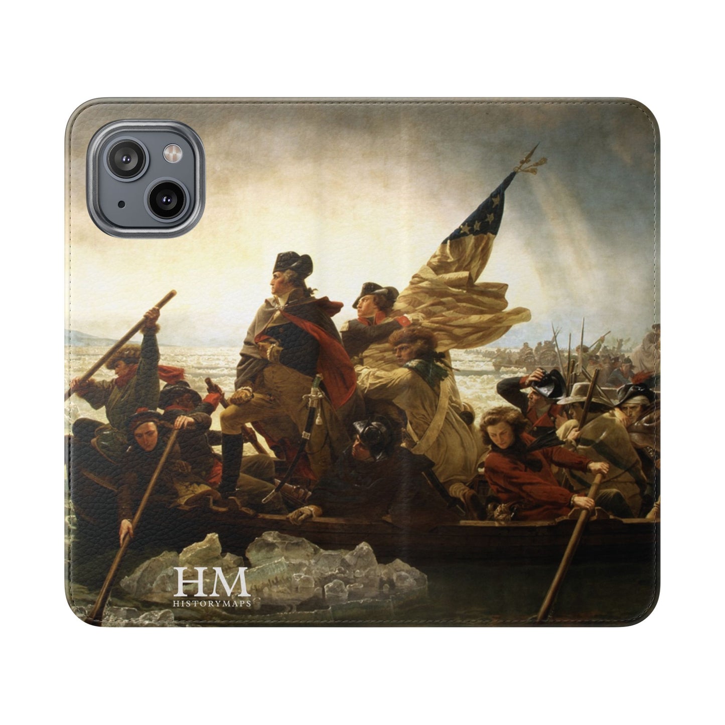 Washington Crossing the Delaware Flip Cases