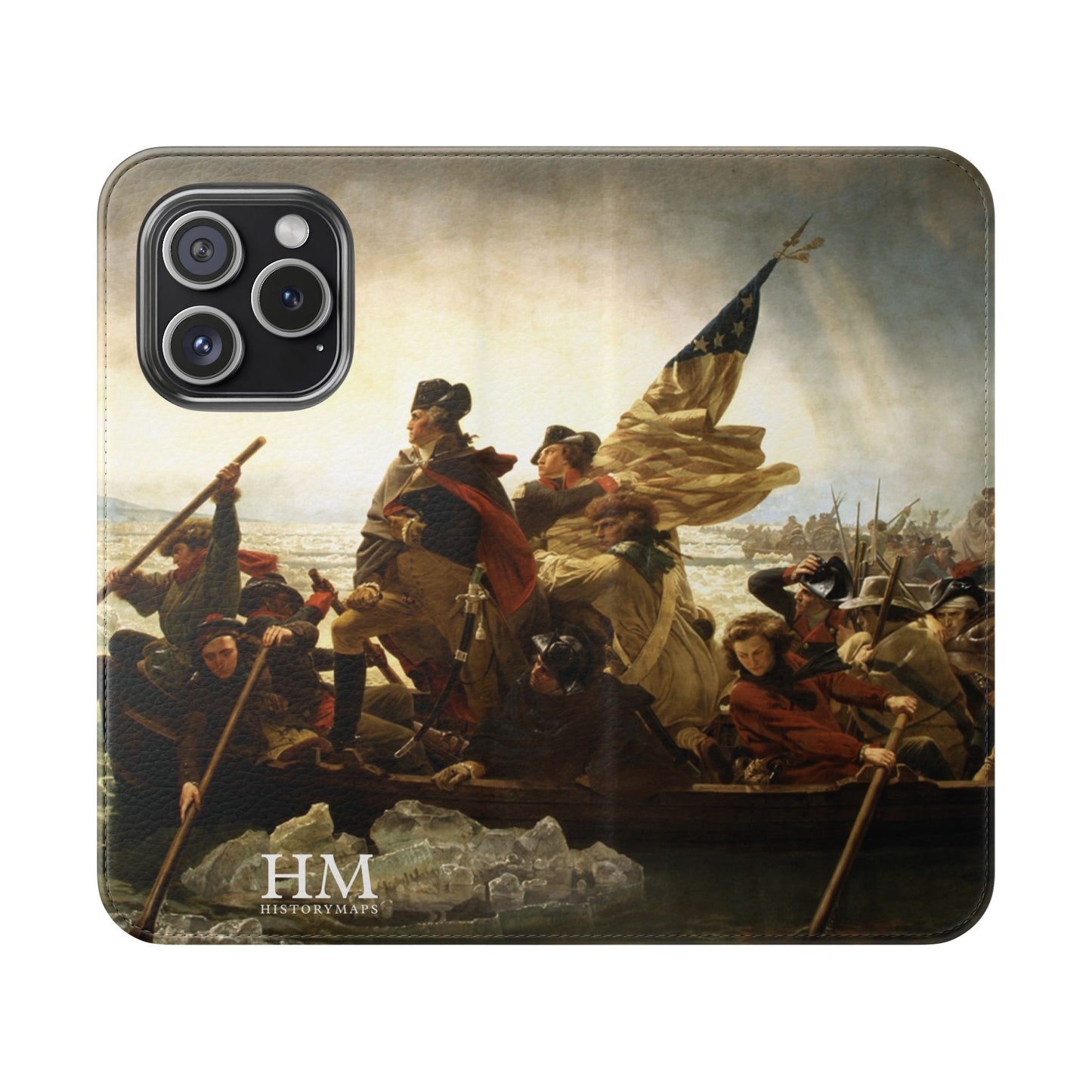 Washington Crossing the Delaware Flip Cases