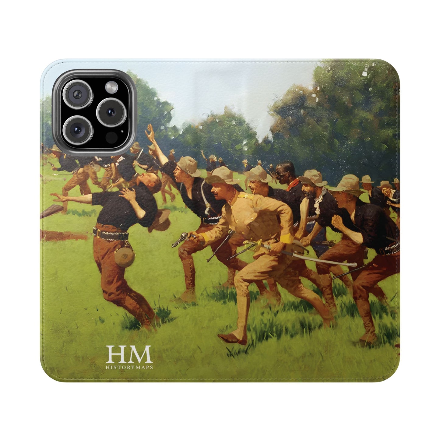 Charge of the Rough Riders at San Juan Hill Flip Cases