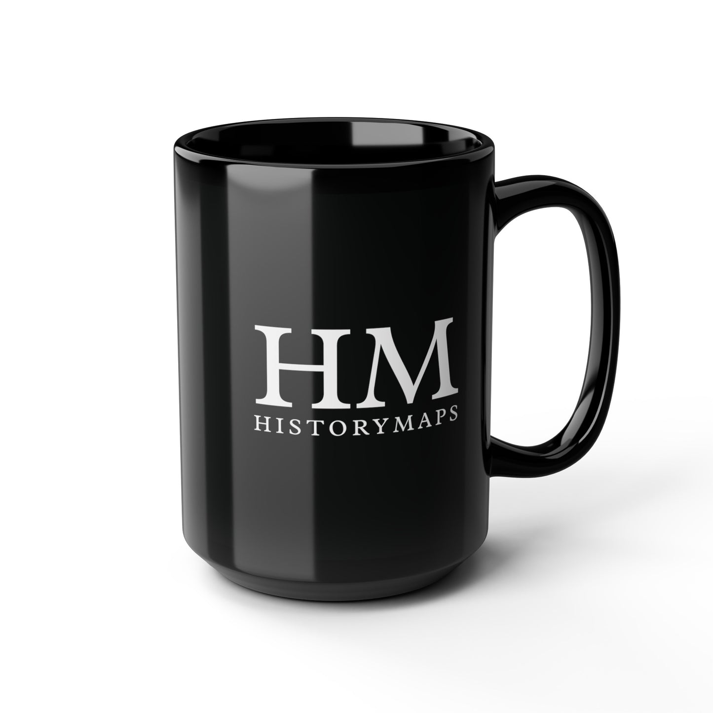HM HistoryMaps Black Mug (11oz, 15oz)