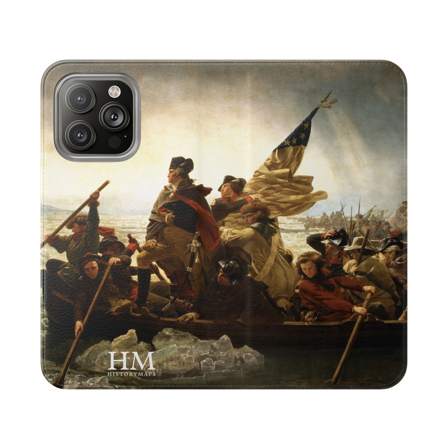 Washington Crossing the Delaware Flip Cases