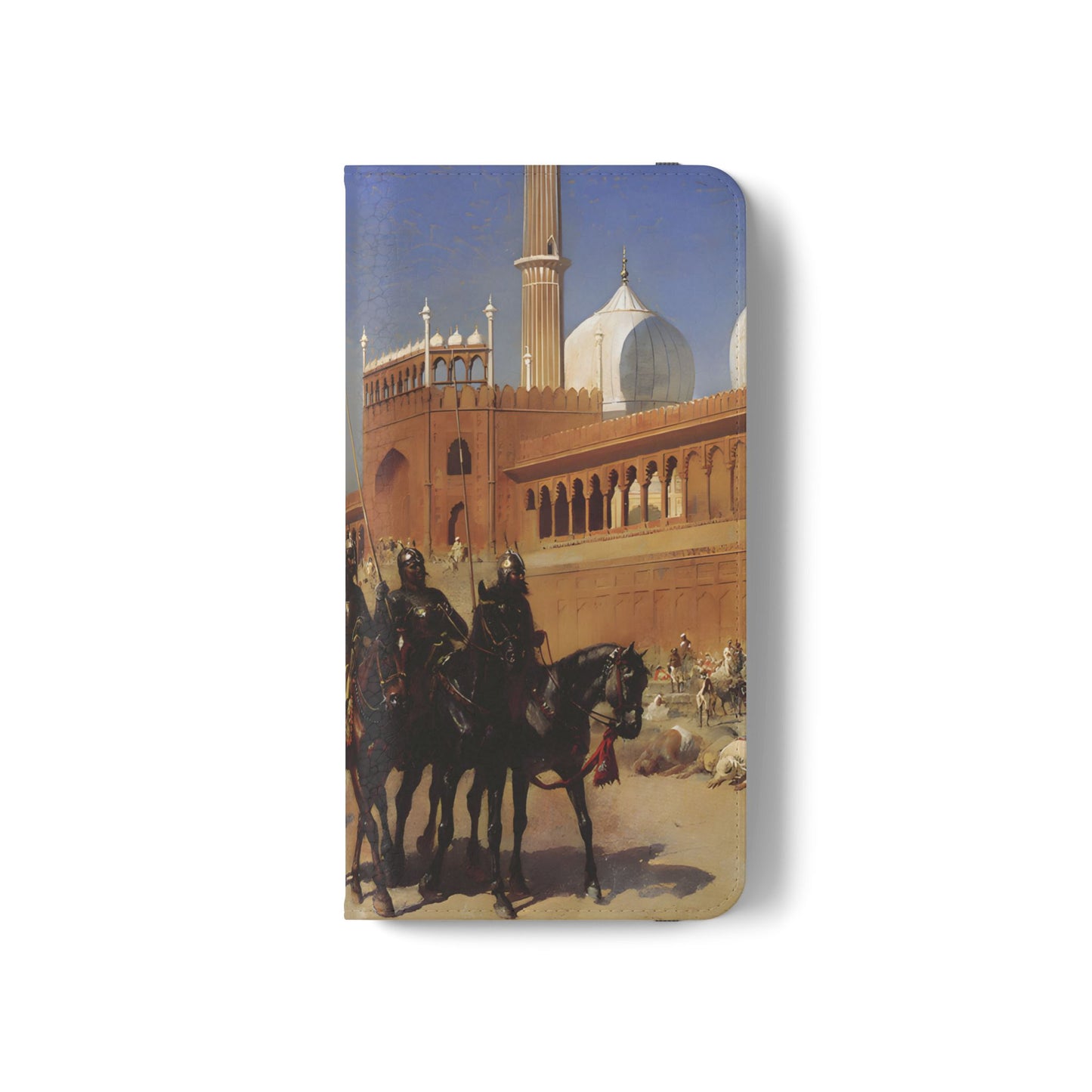 The Great Mogul and His Court Returning from the Great Mosque at Delhi Flip Cases