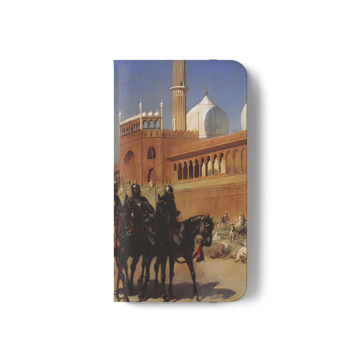 The Great Mogul and His Court Returning from the Great Mosque at Delhi Flip Cases