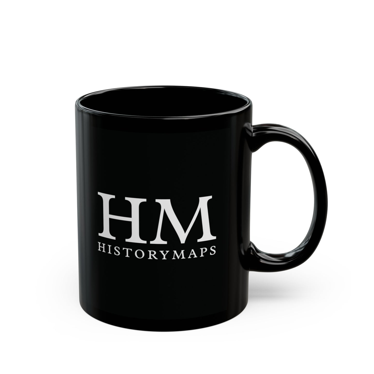 HM HistoryMaps Black Mug (11oz, 15oz)