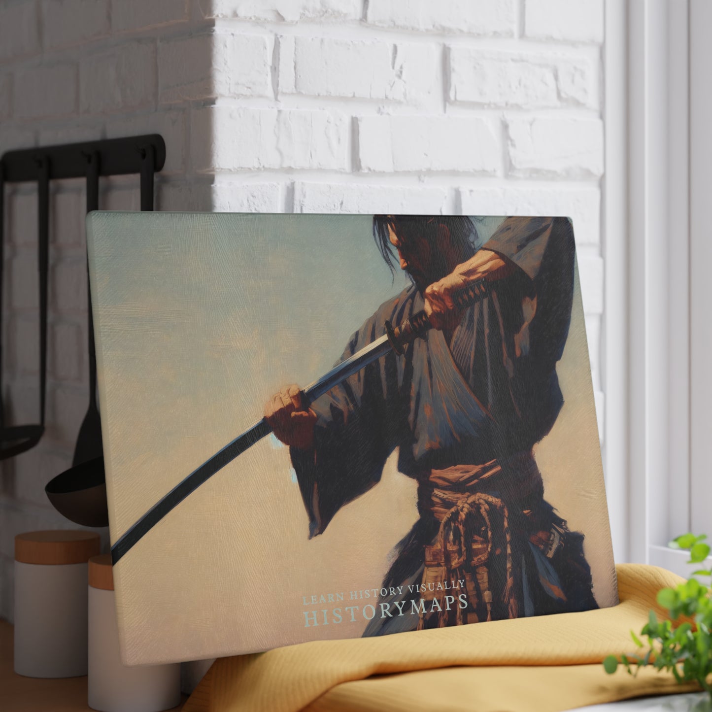 Sword Pratice Glass Cutting Board