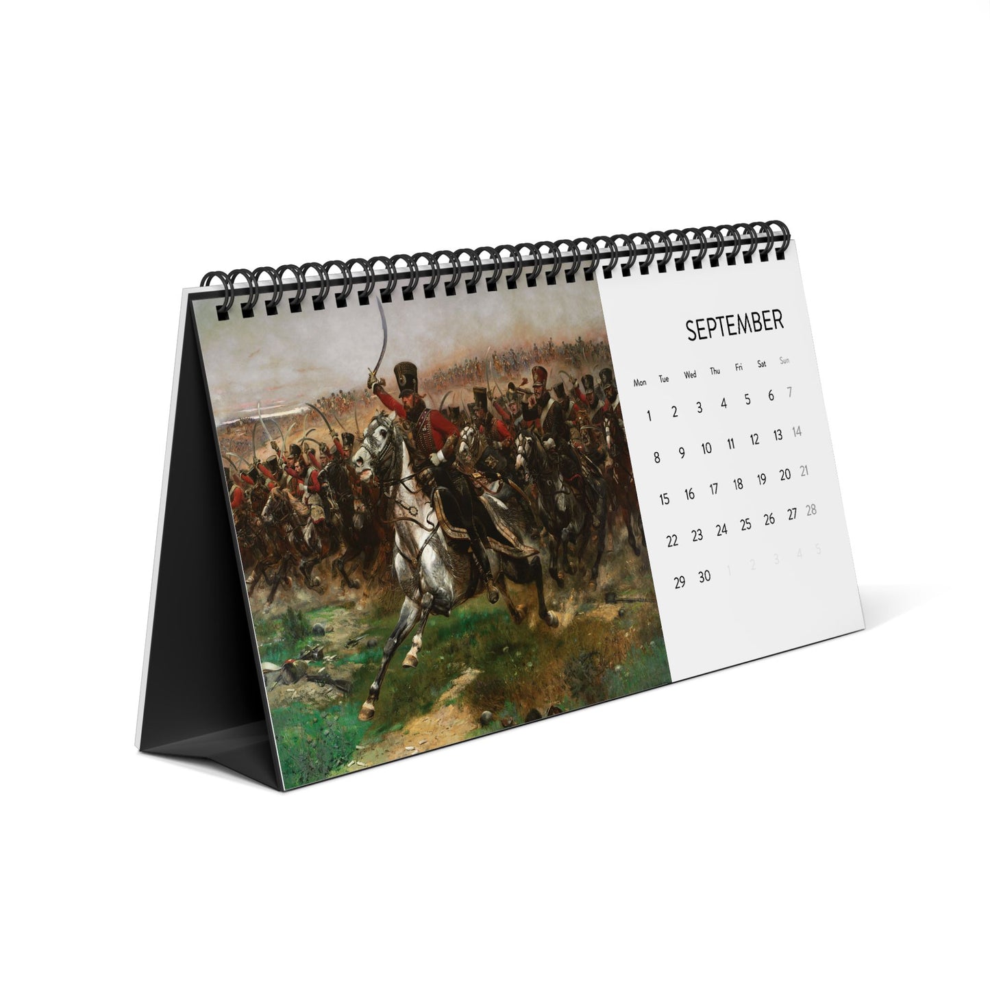 HistoryMaps Desk Calendar 2025