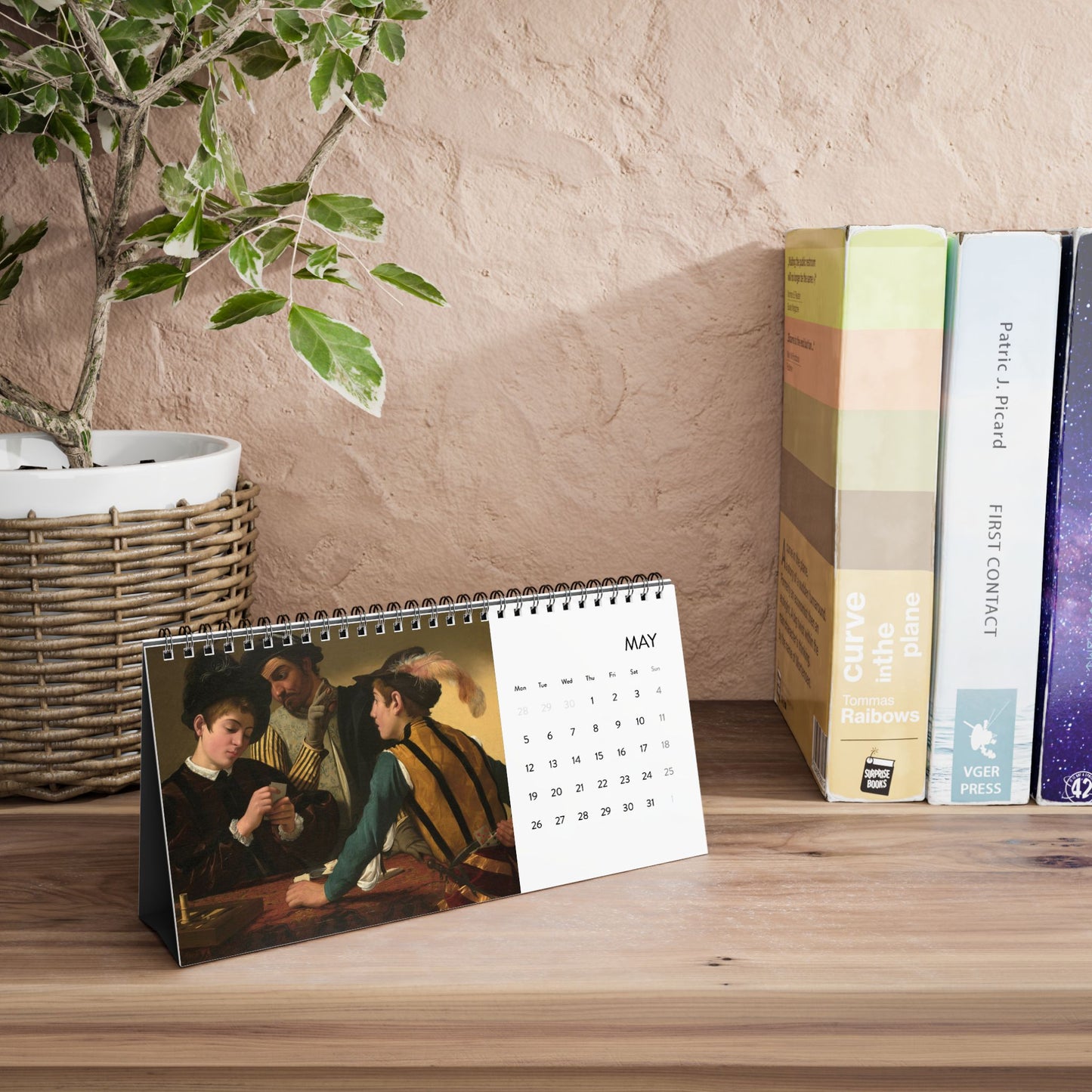 HistoryMaps Desk Calendar 2025