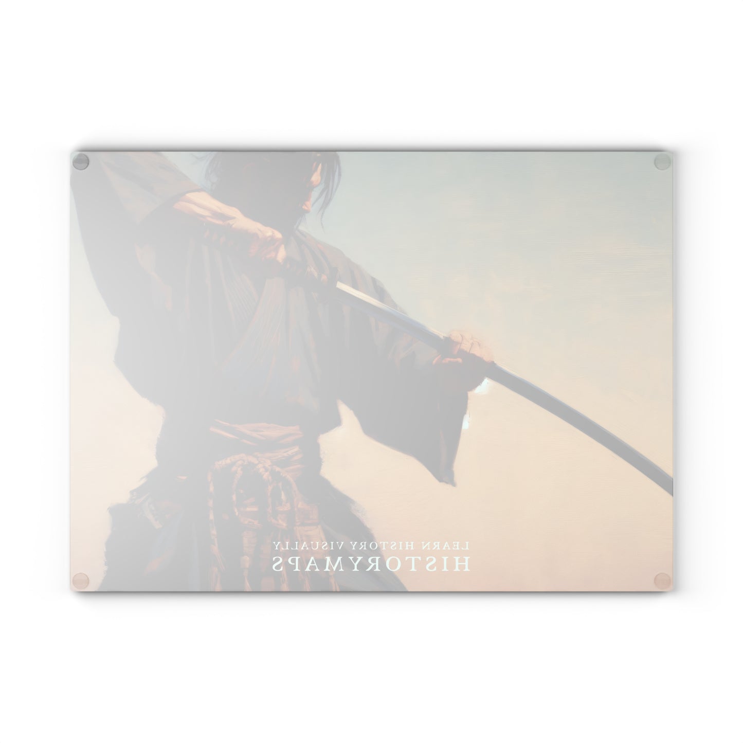 Sword Pratice Glass Cutting Board
