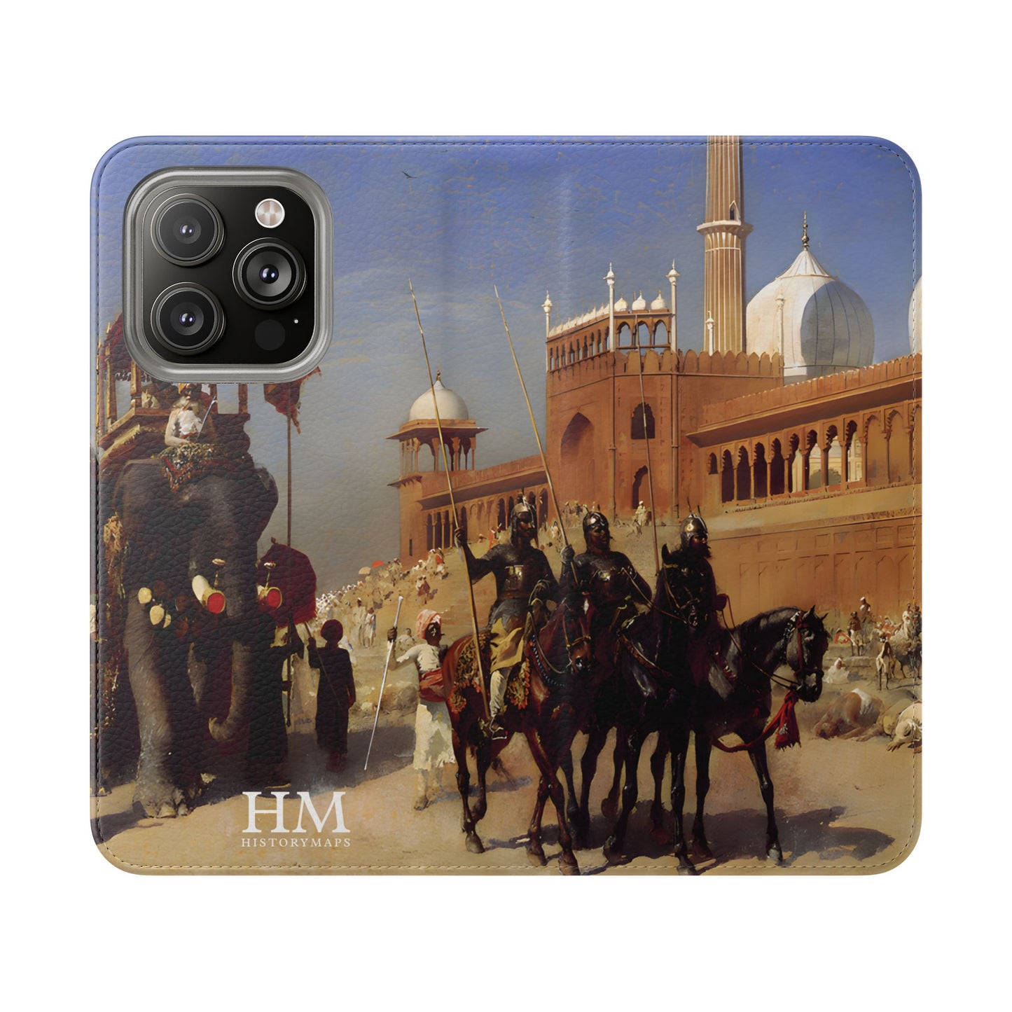 The Great Mogul and His Court Returning from the Great Mosque at Delhi Flip Cases