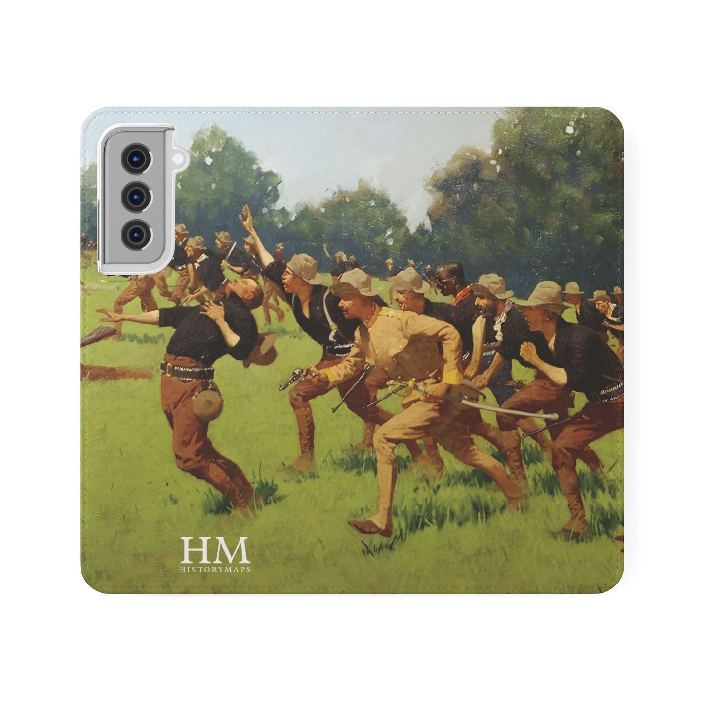 Charge of the Rough Riders at San Juan Hill Flip Cases