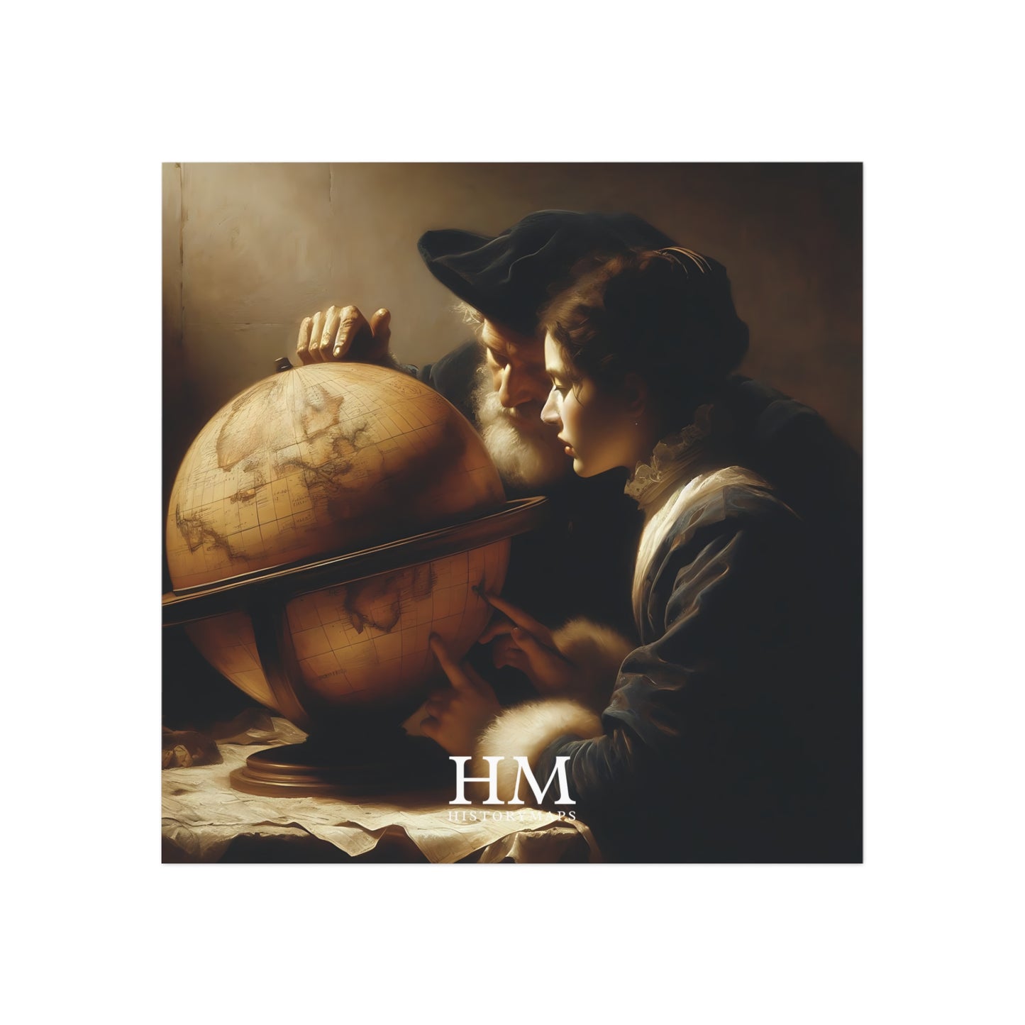 Cartographers Square Magnet
