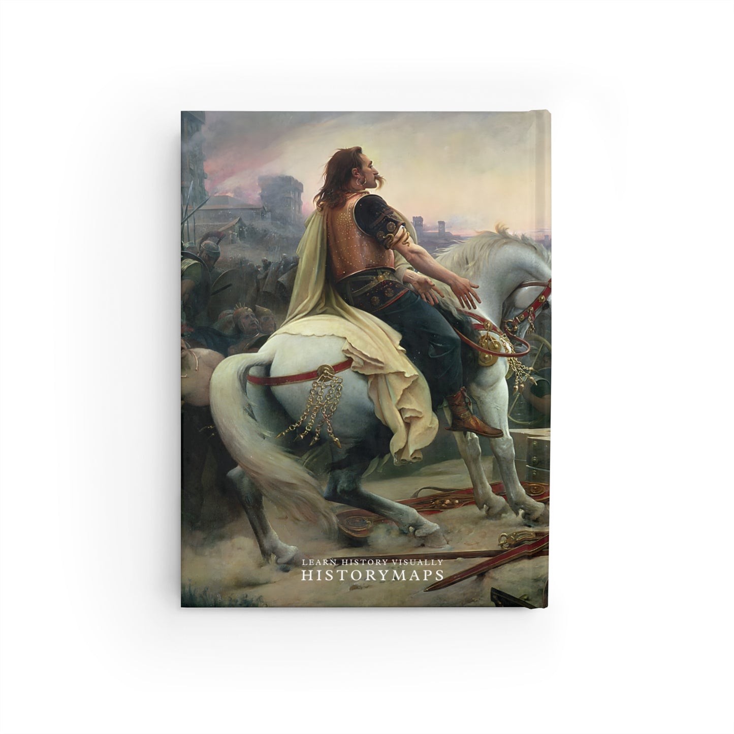 Vercingetorix throws down his arms at the feet of Julius Caesar Journal - Blank