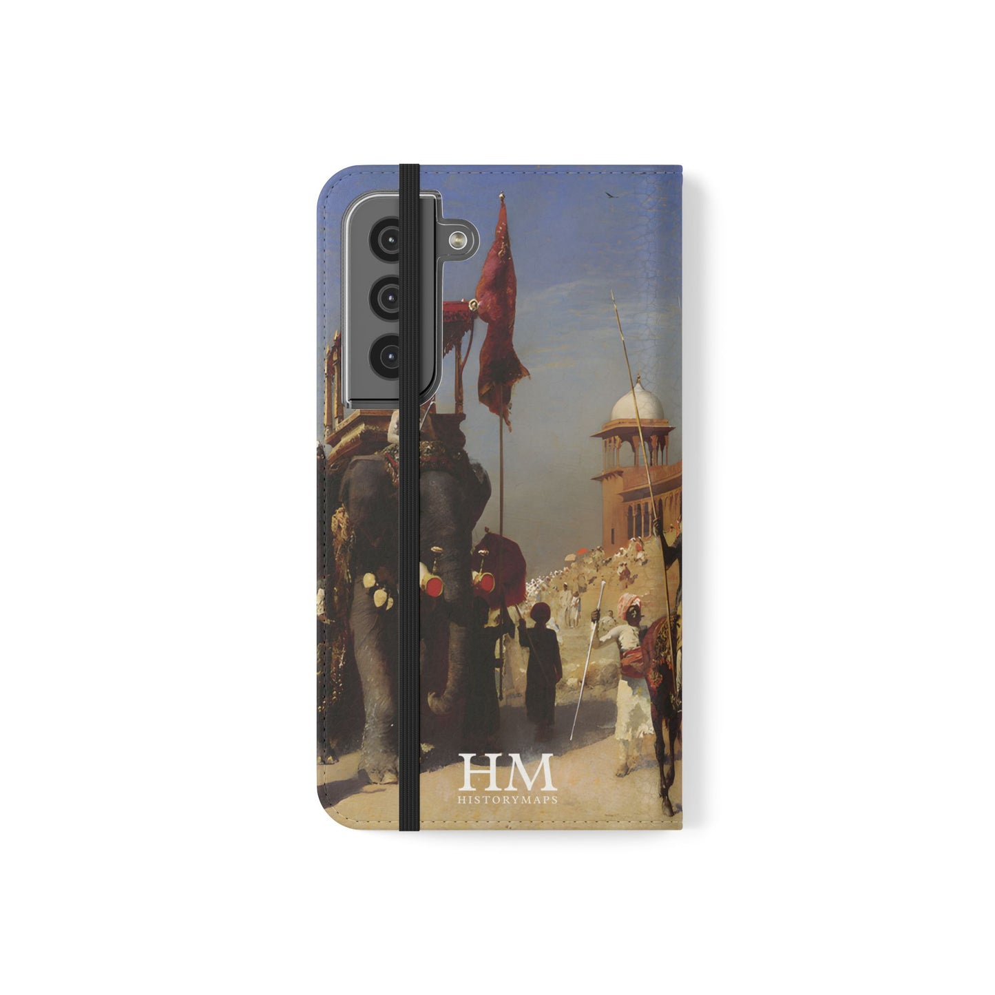 The Great Mogul and His Court Returning from the Great Mosque at Delhi Flip Cases