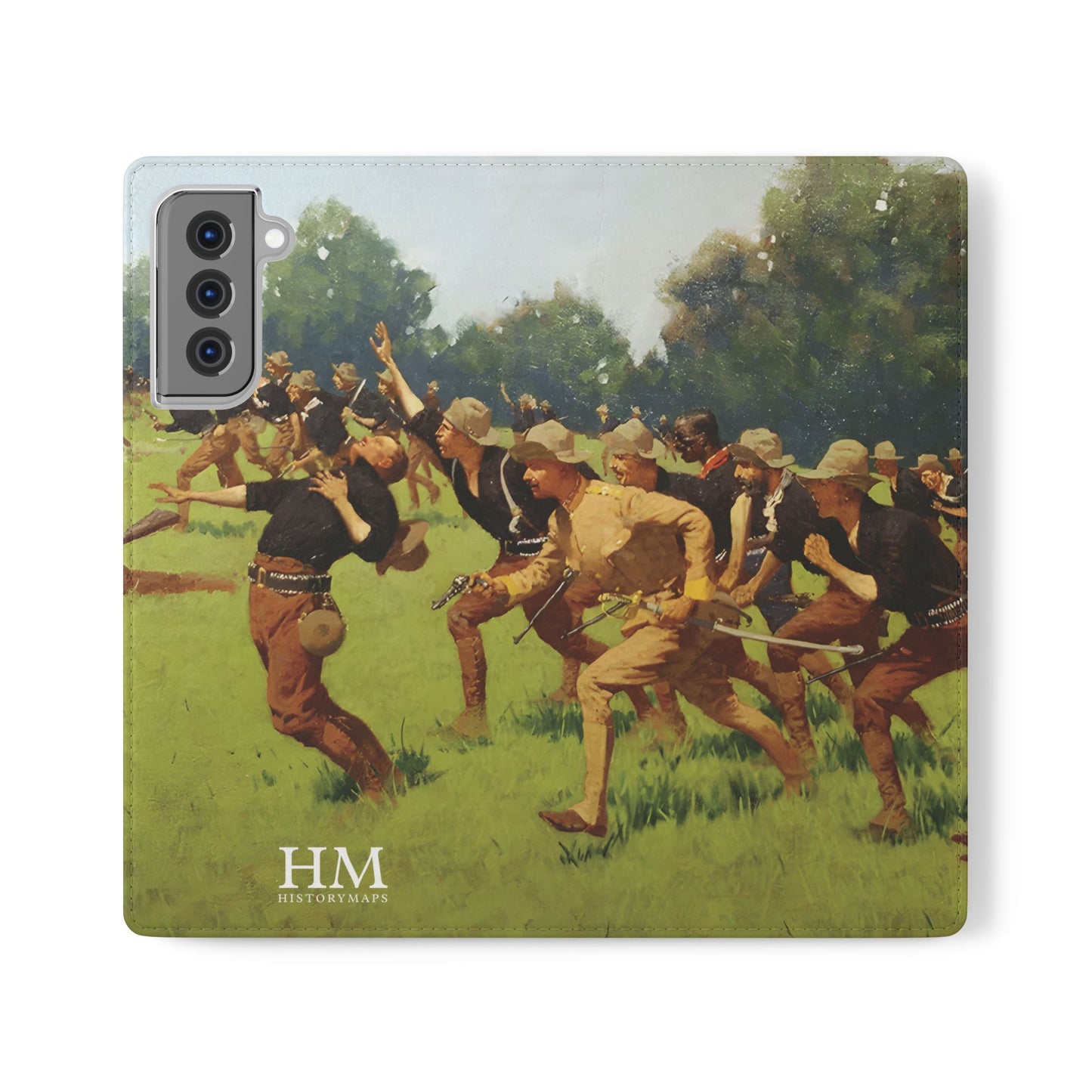 Charge of the Rough Riders at San Juan Hill Flip Cases