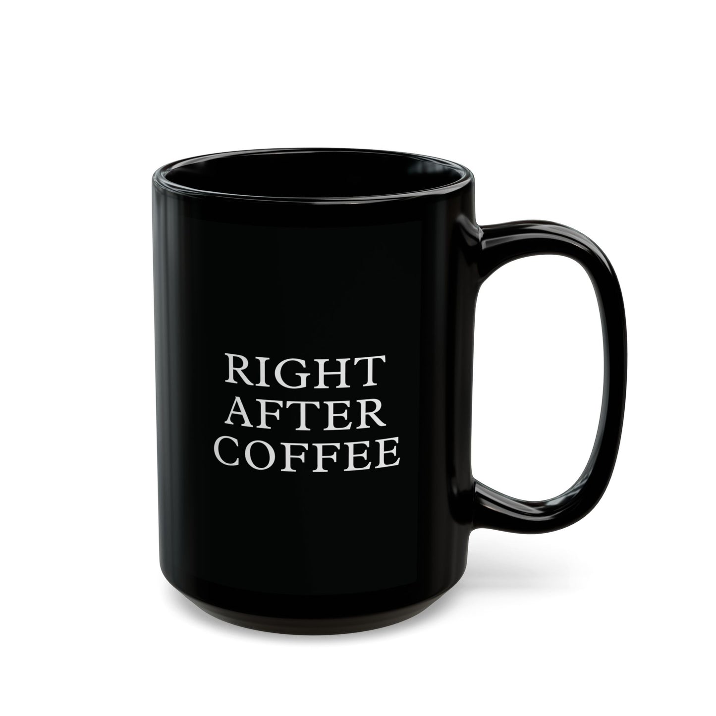 History Meets Humor Series: 'Once more unto the breach' Retort: 'After coffee' Black Mug (11oz, 15oz)