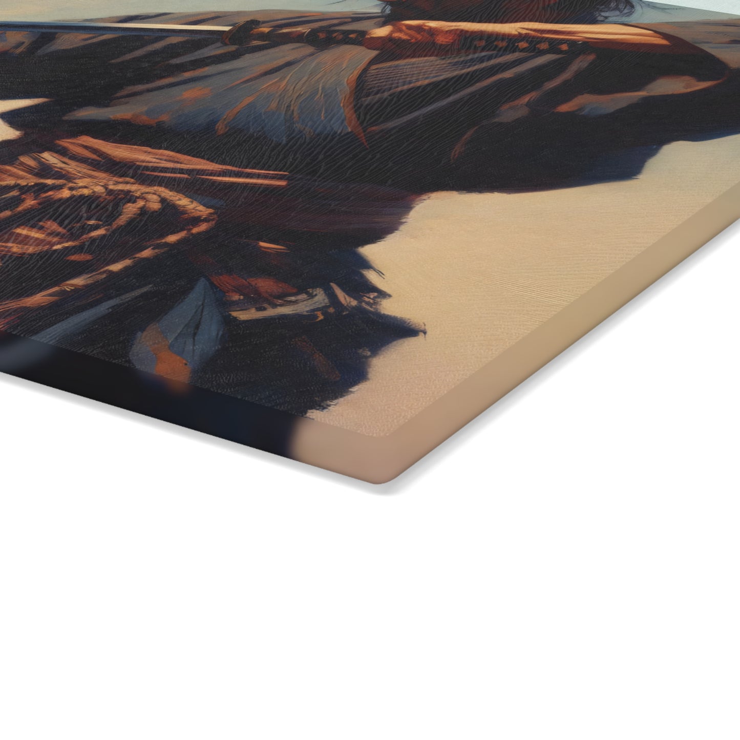 Sword Pratice Glass Cutting Board