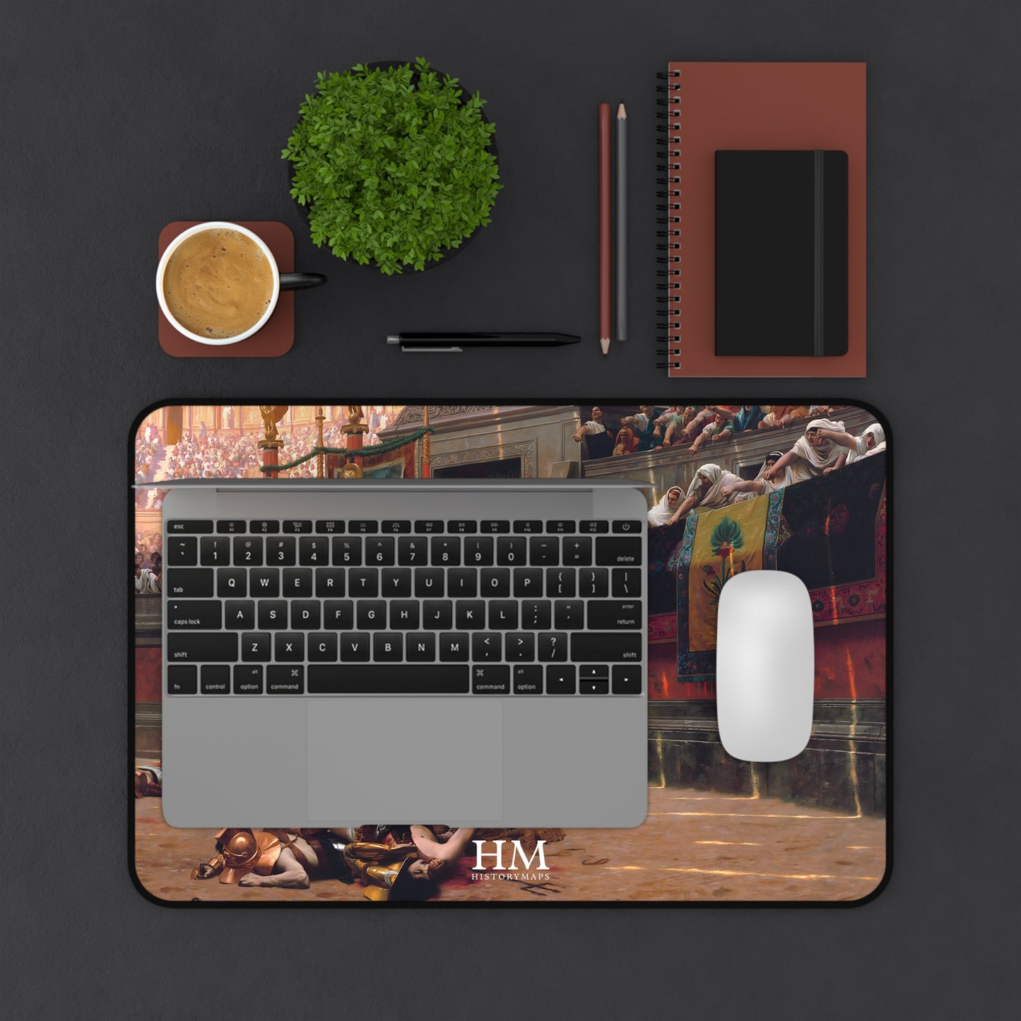 Pollice Verso (Thumbs Down) Desk Mat