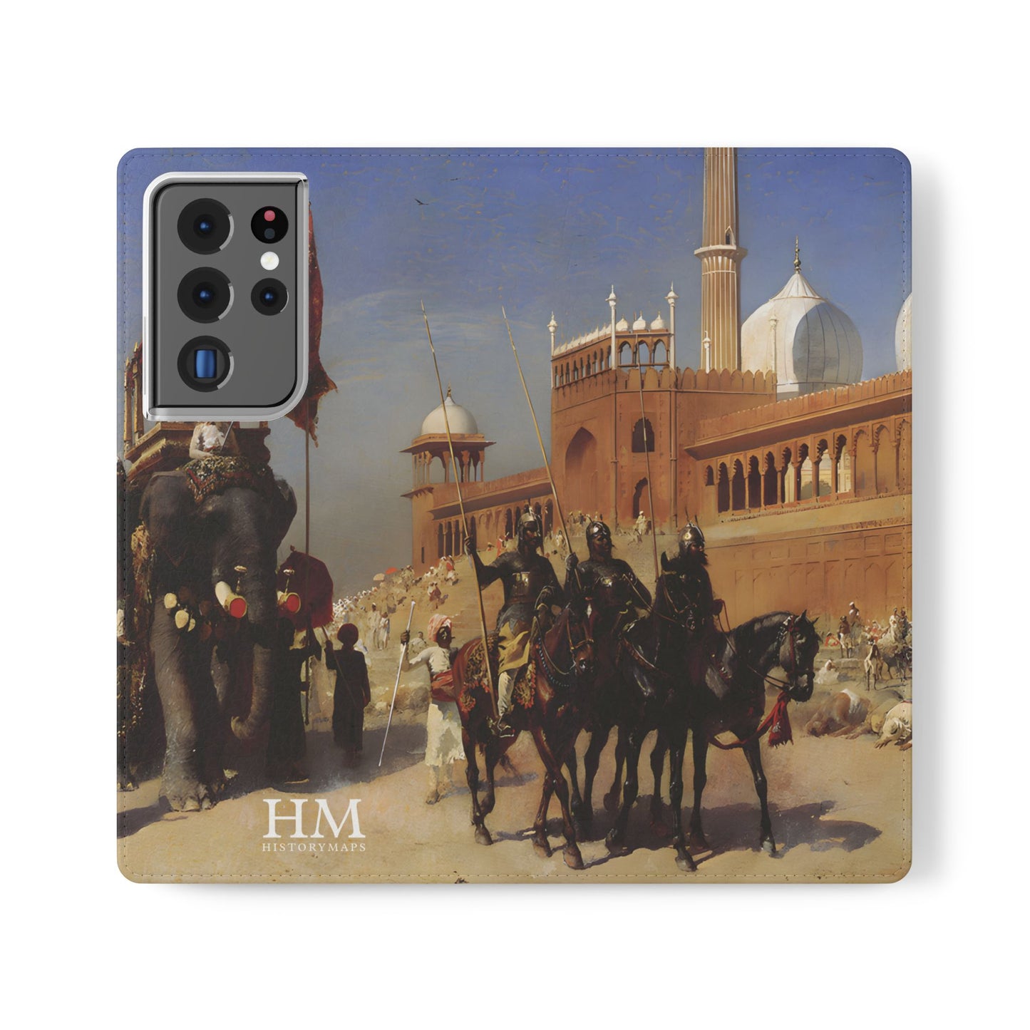 The Great Mogul and His Court Returning from the Great Mosque at Delhi Flip Cases