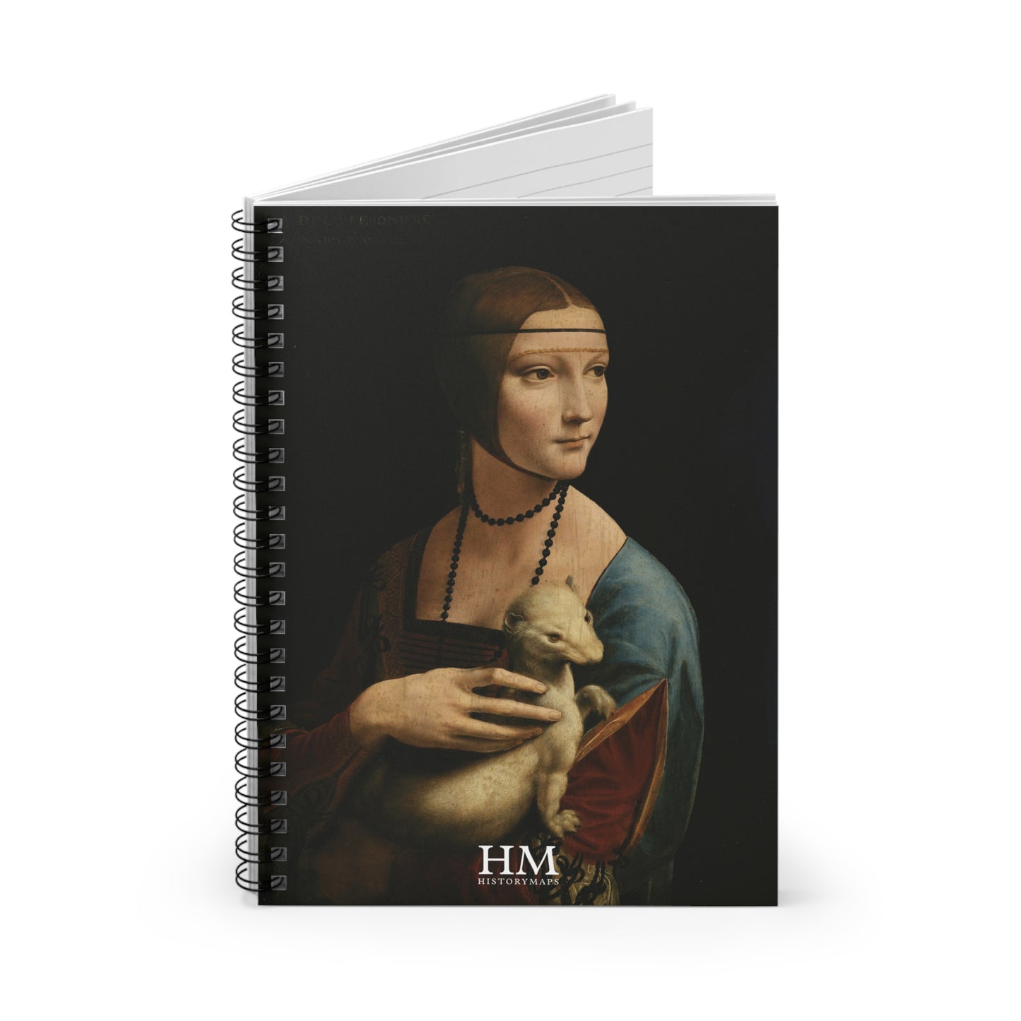 Lady with an Ermine Spiral Notebook - Ruled Line
