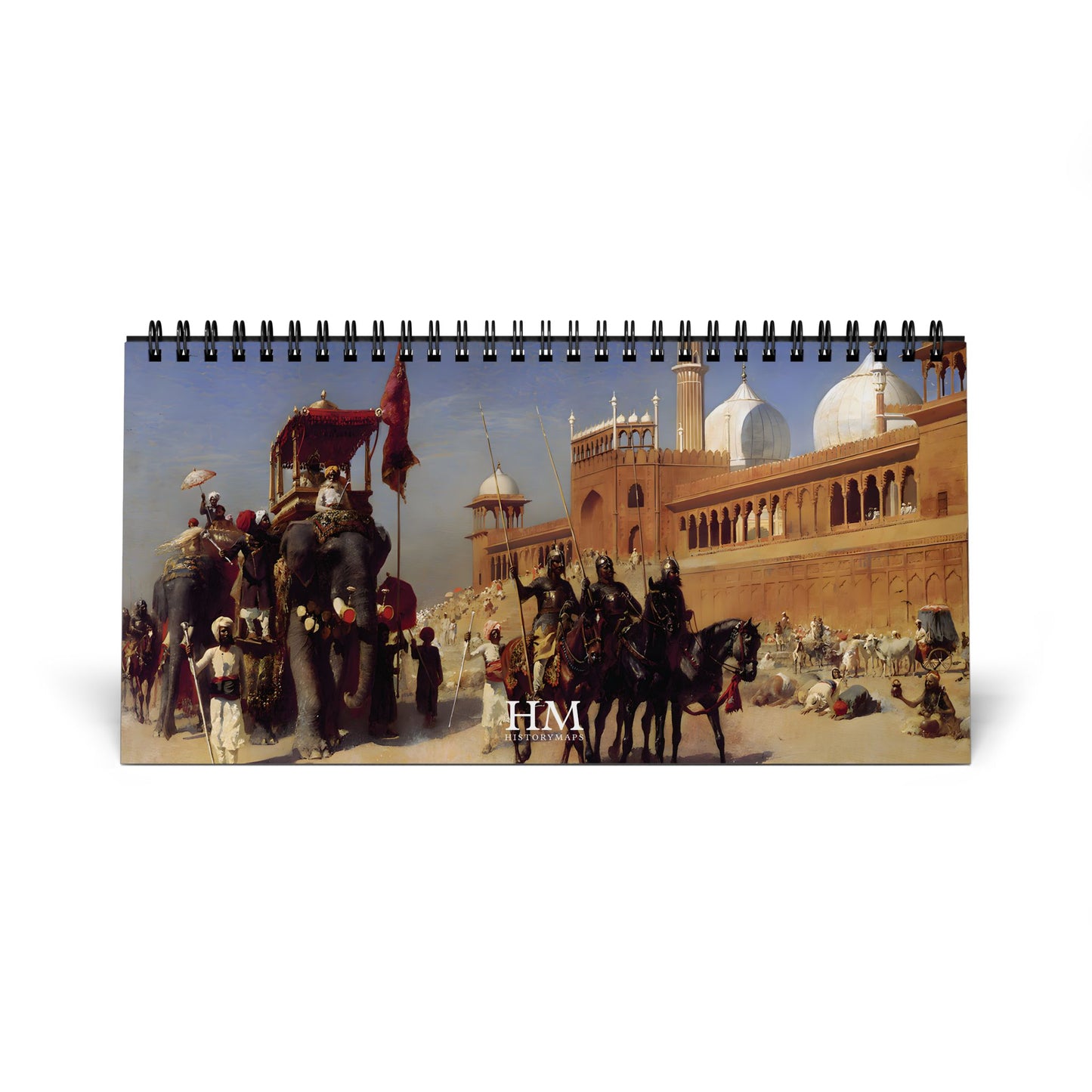 HistoryMaps Desk Calendar 2025
