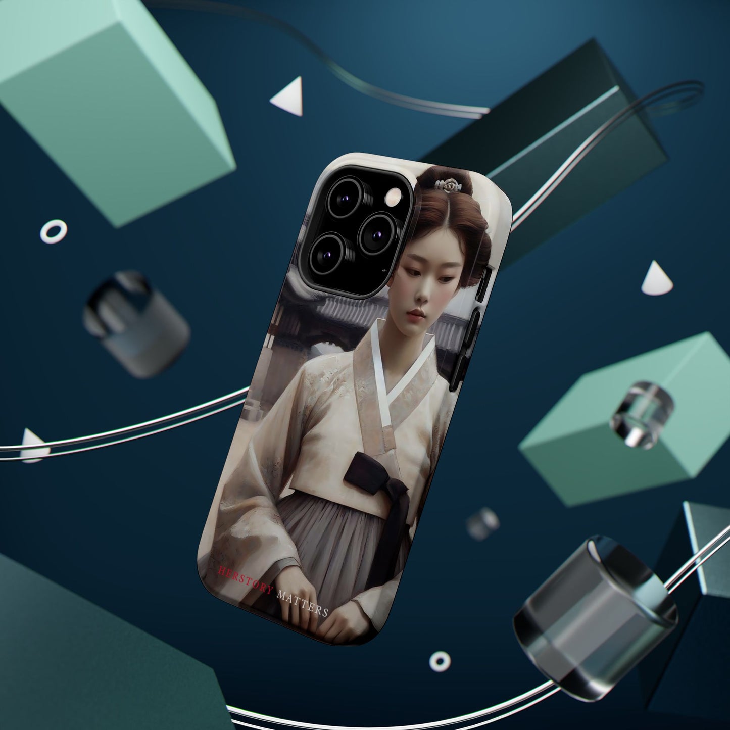 朝鮮の韓服の少女 MagSafe タフケース