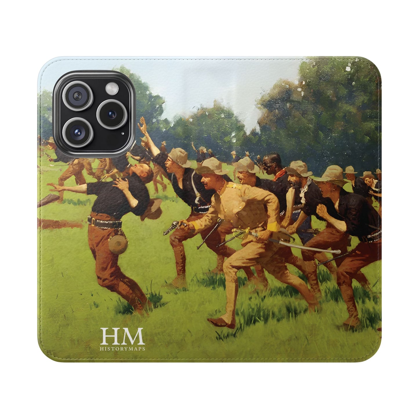 Charge of the Rough Riders at San Juan Hill Flip Cases