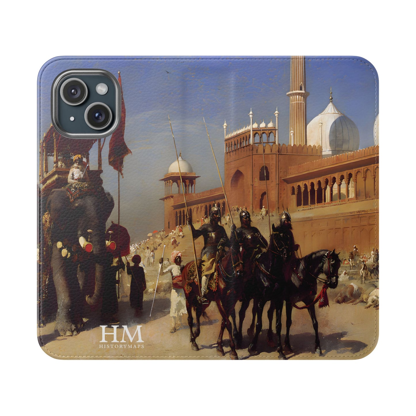 The Great Mogul and His Court Returning from the Great Mosque at Delhi Flip Cases