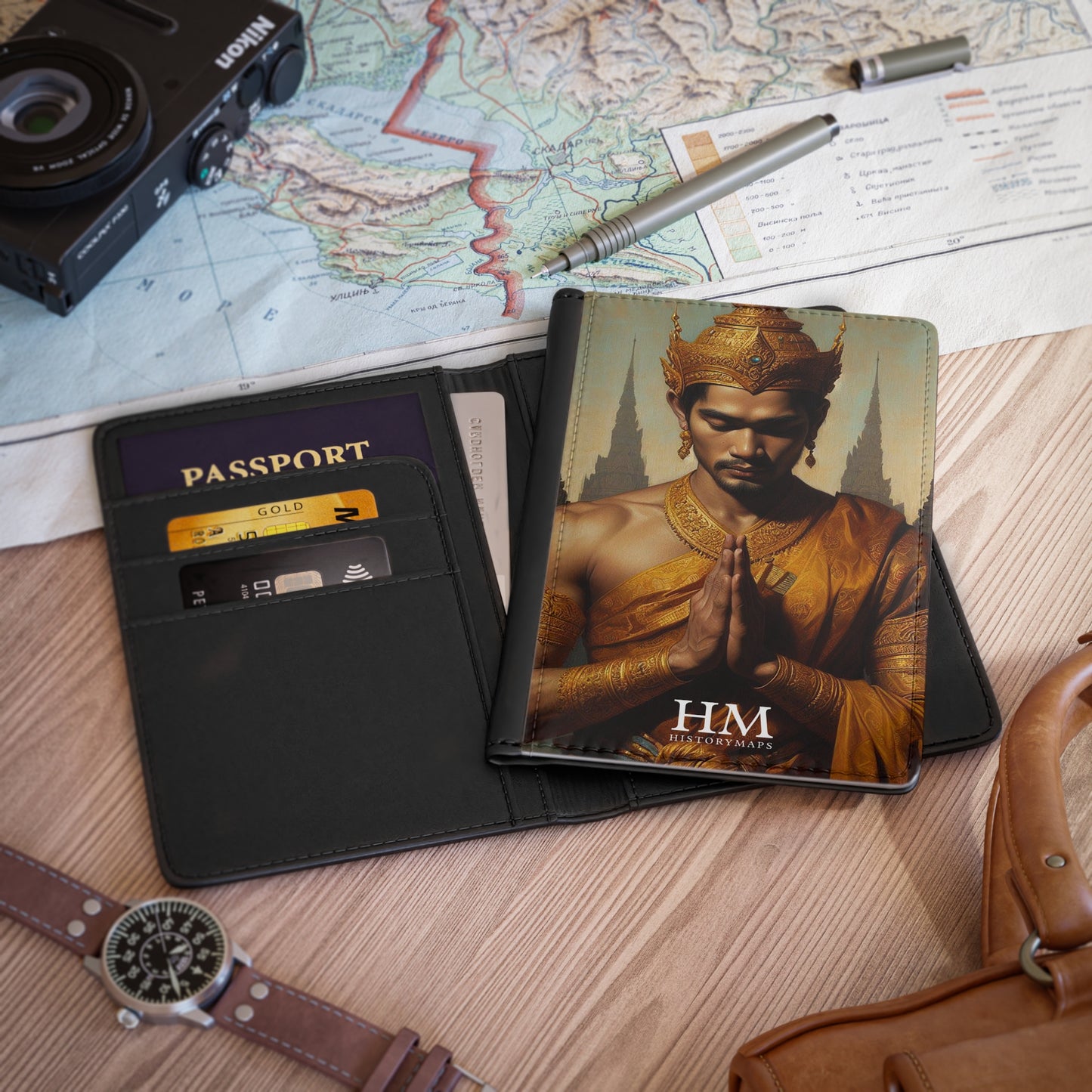 Siamese Meditation Passport Cover