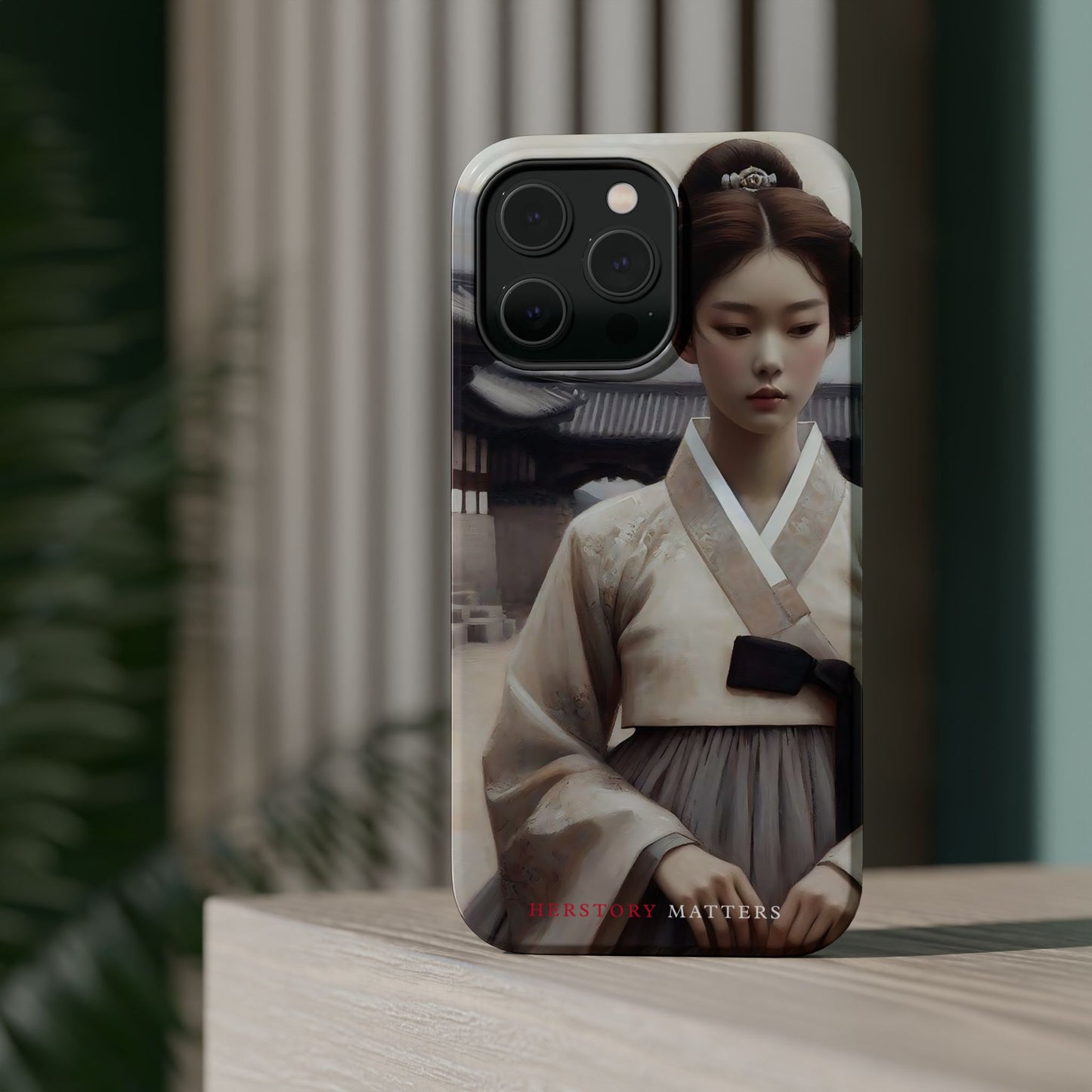 朝鮮の韓服の少女 MagSafe タフケース