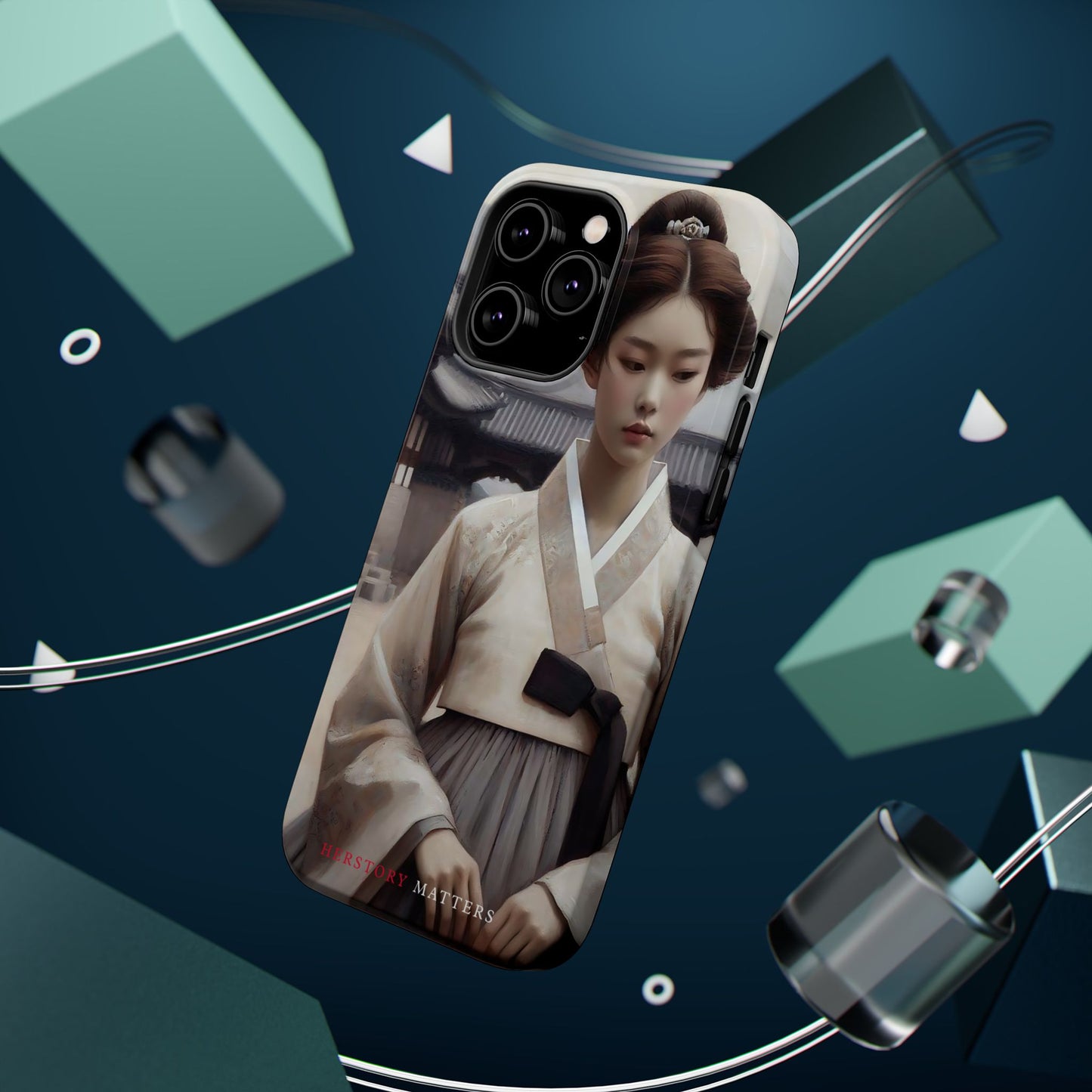 朝鮮の韓服の少女 MagSafe タフケース