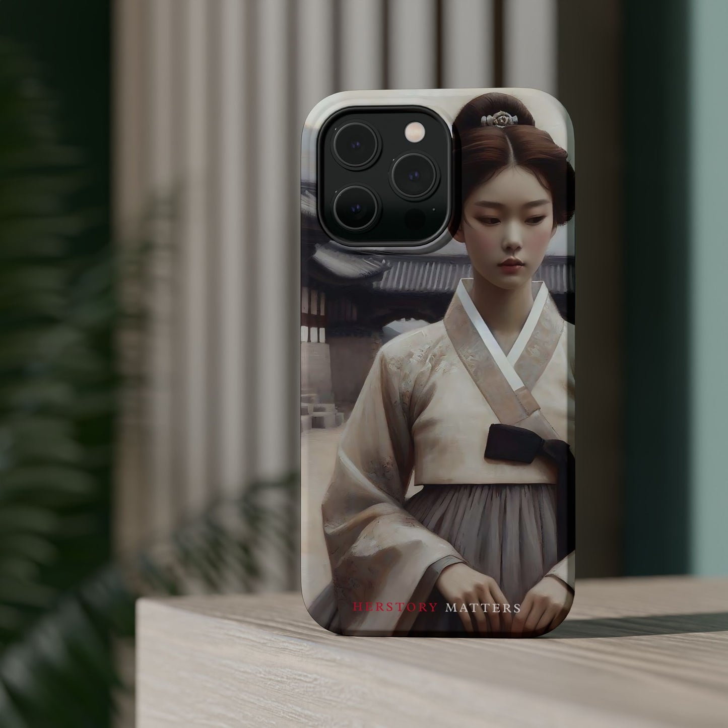 朝鮮の韓服の少女 MagSafe タフケース