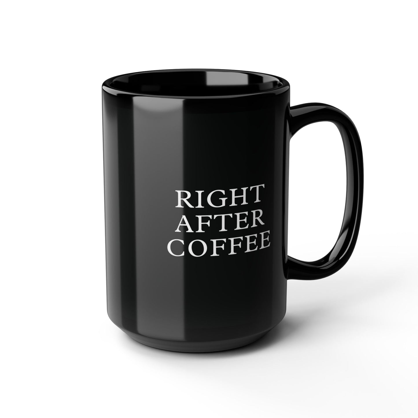 History Meets Humor Series: 'Once more unto the breach' Retort: 'After coffee' Black Mug (11oz, 15oz)