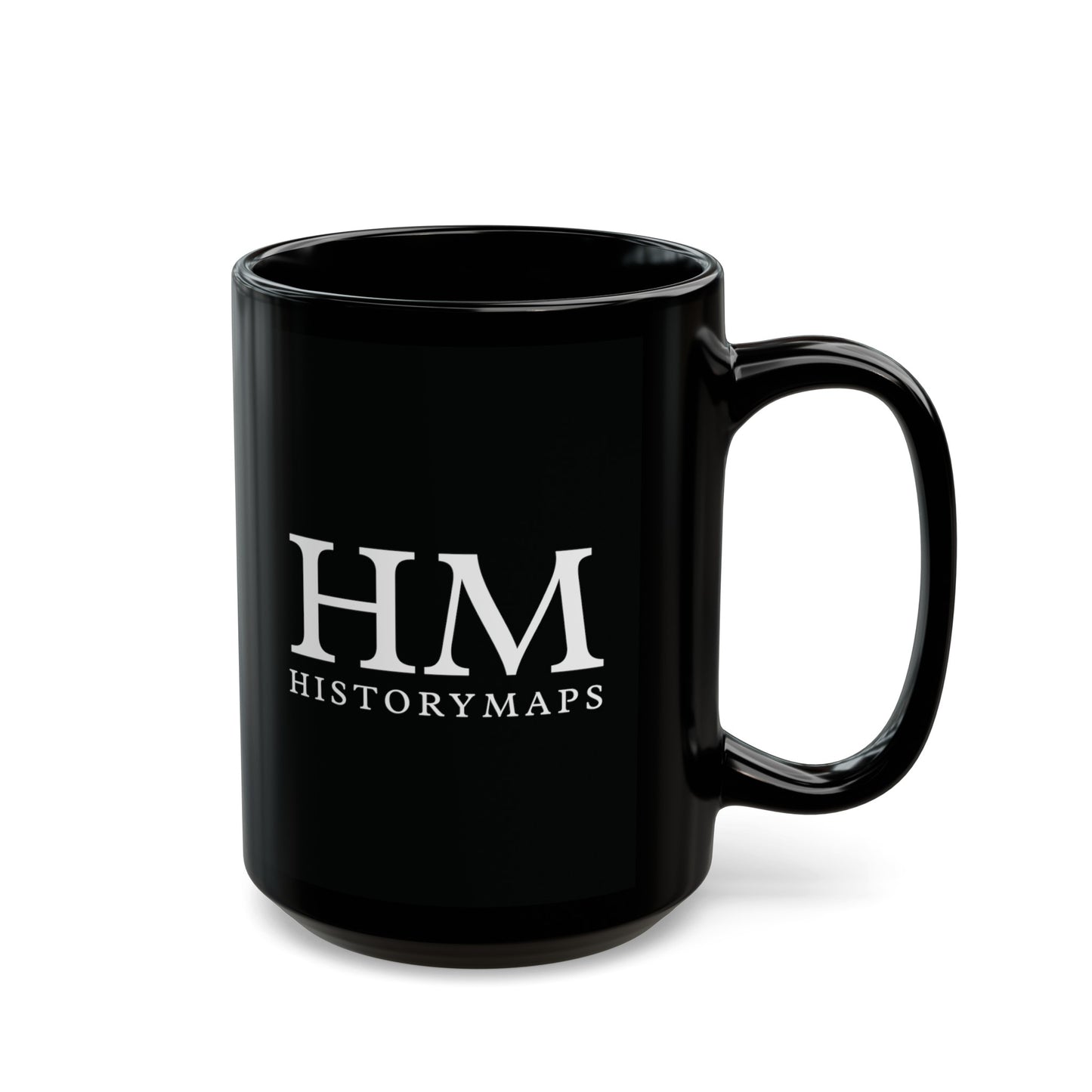 HM HistoryMaps Black Mug (11oz, 15oz)