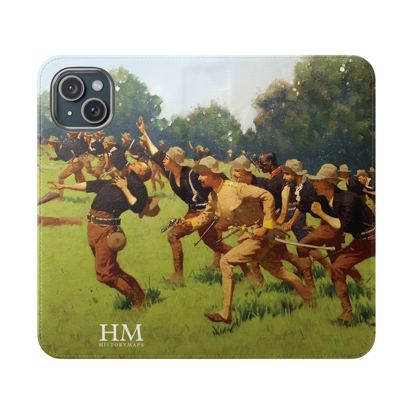 Charge of the Rough Riders at San Juan Hill Flip Cases