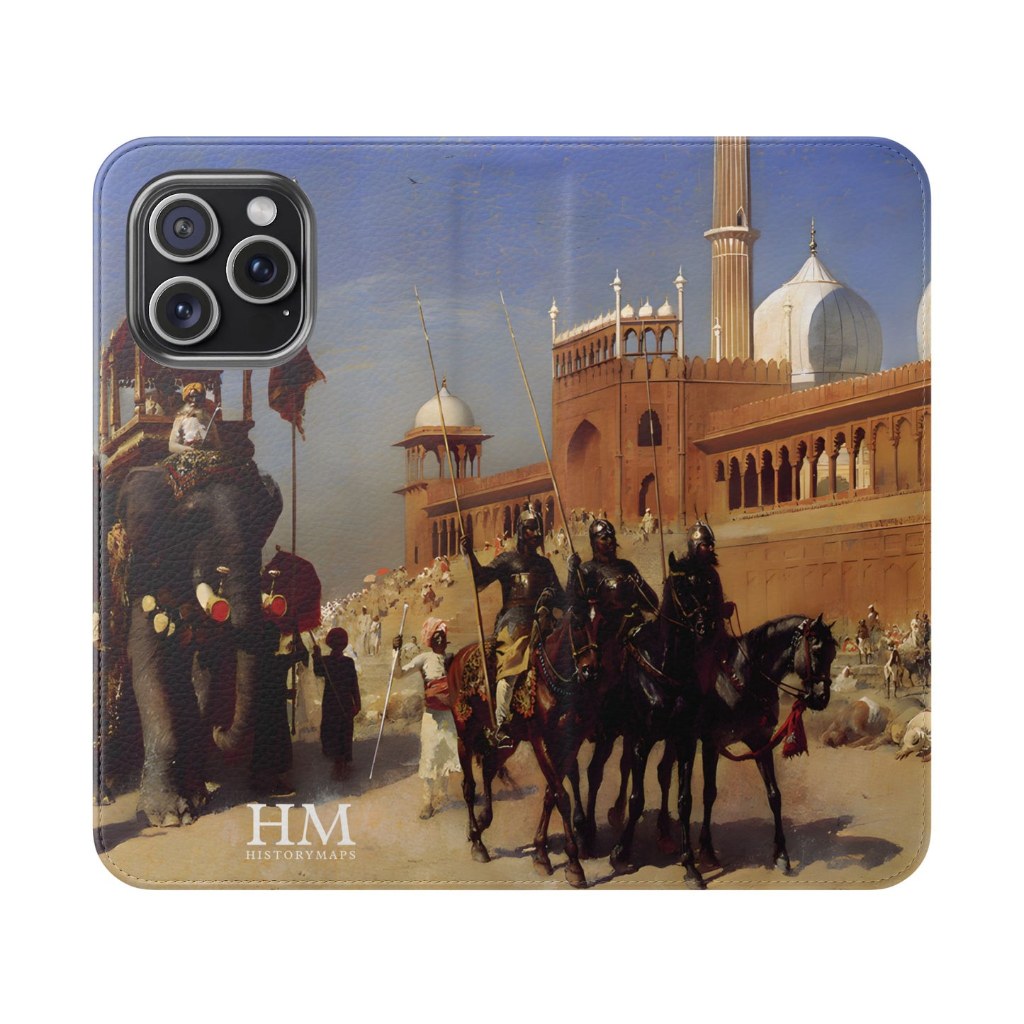 The Great Mogul and His Court Returning from the Great Mosque at Delhi Flip Cases