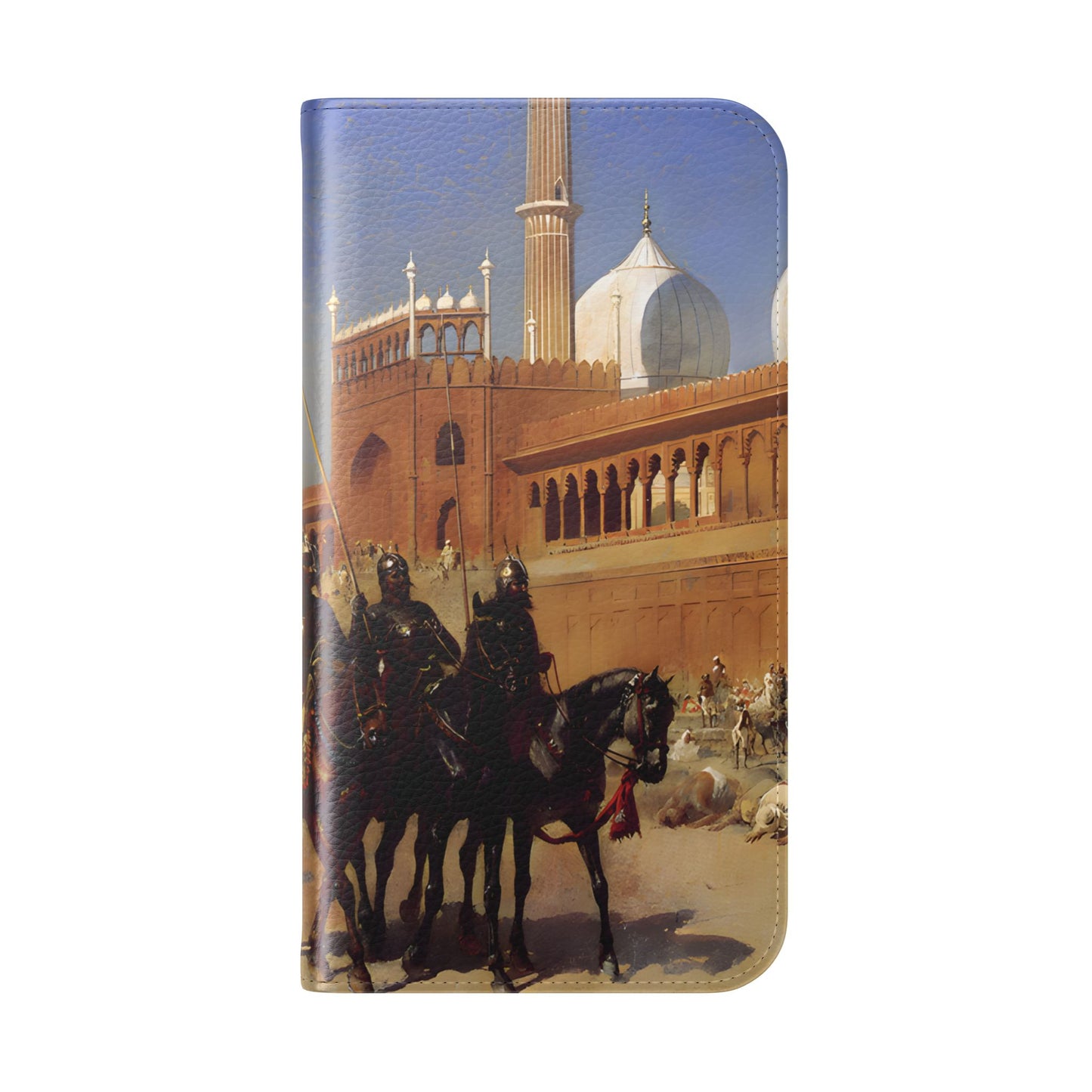 The Great Mogul and His Court Returning from the Great Mosque at Delhi Flip Cases