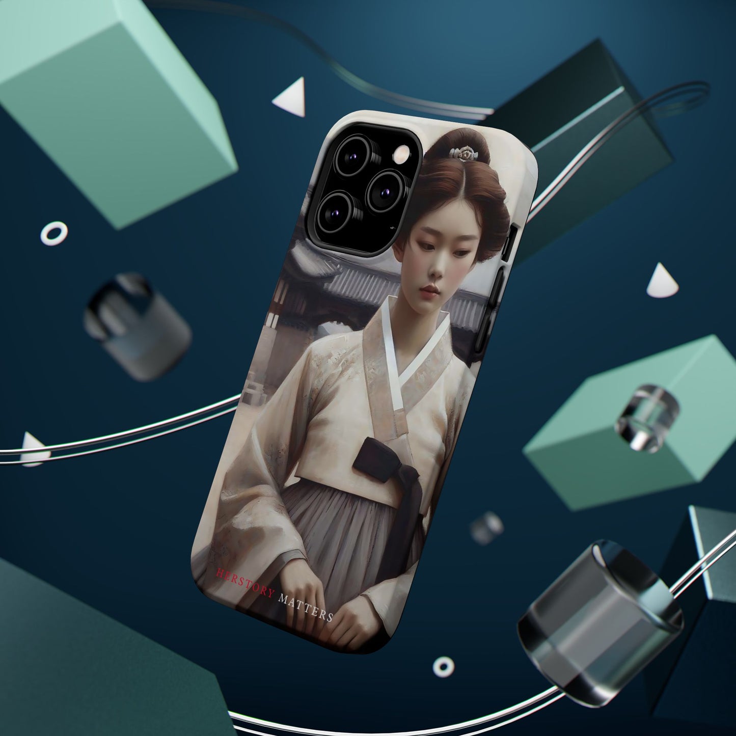 朝鮮の韓服の少女 MagSafe タフケース
