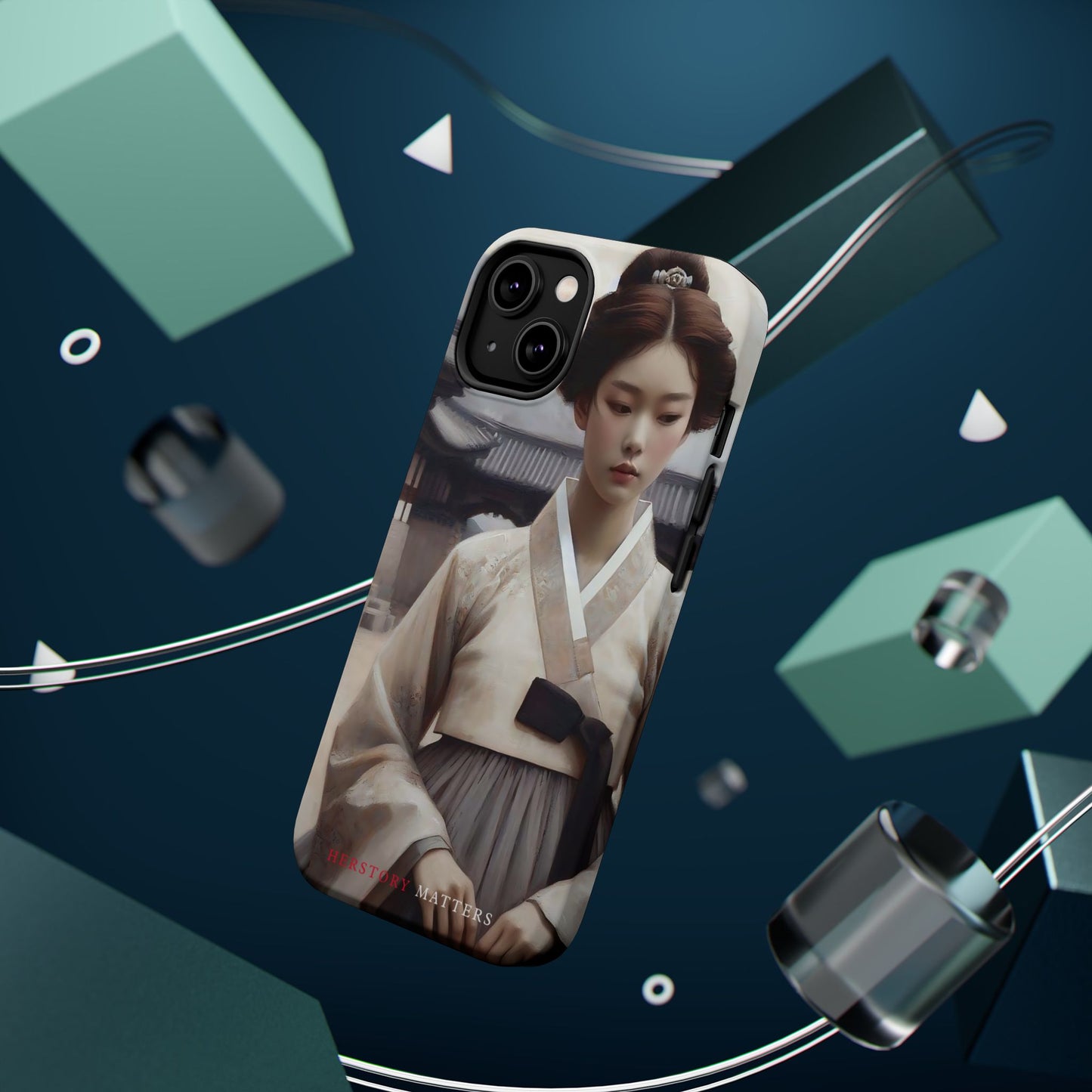 朝鮮の韓服の少女 MagSafe タフケース