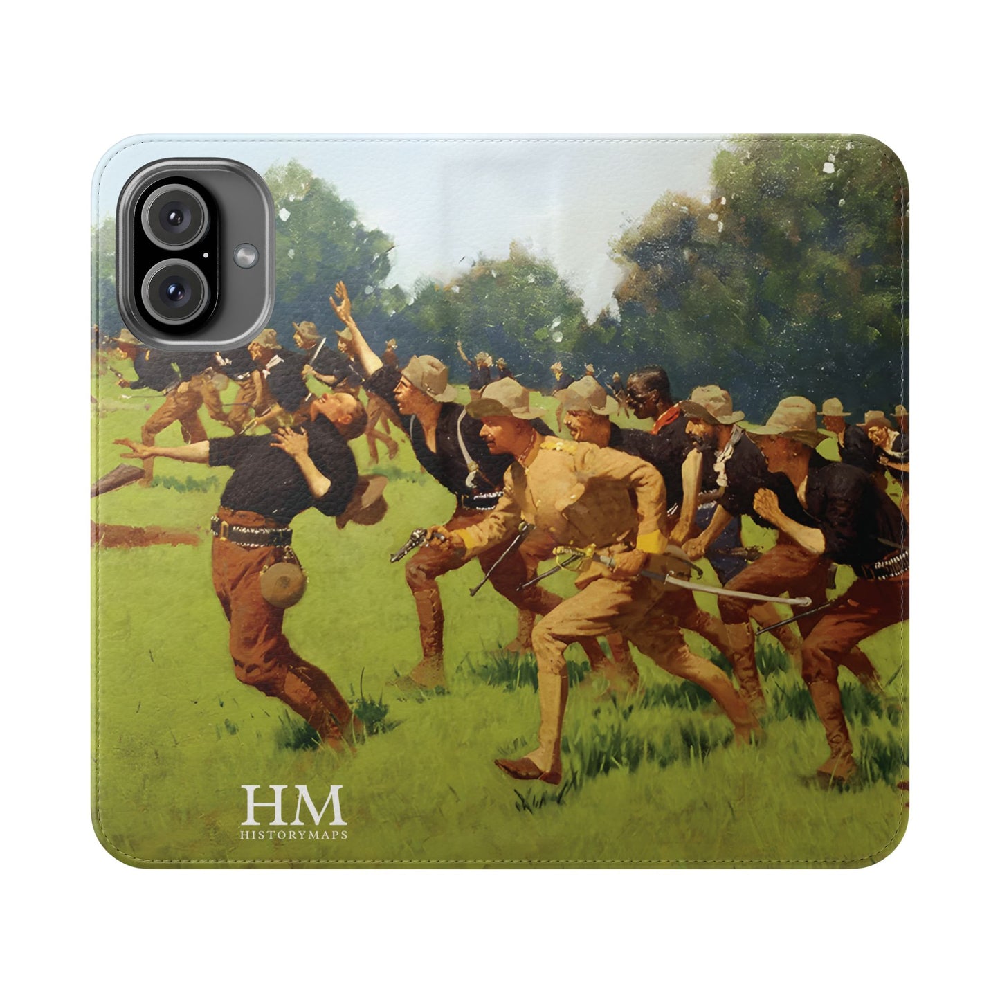 Charge of the Rough Riders at San Juan Hill Flip Cases