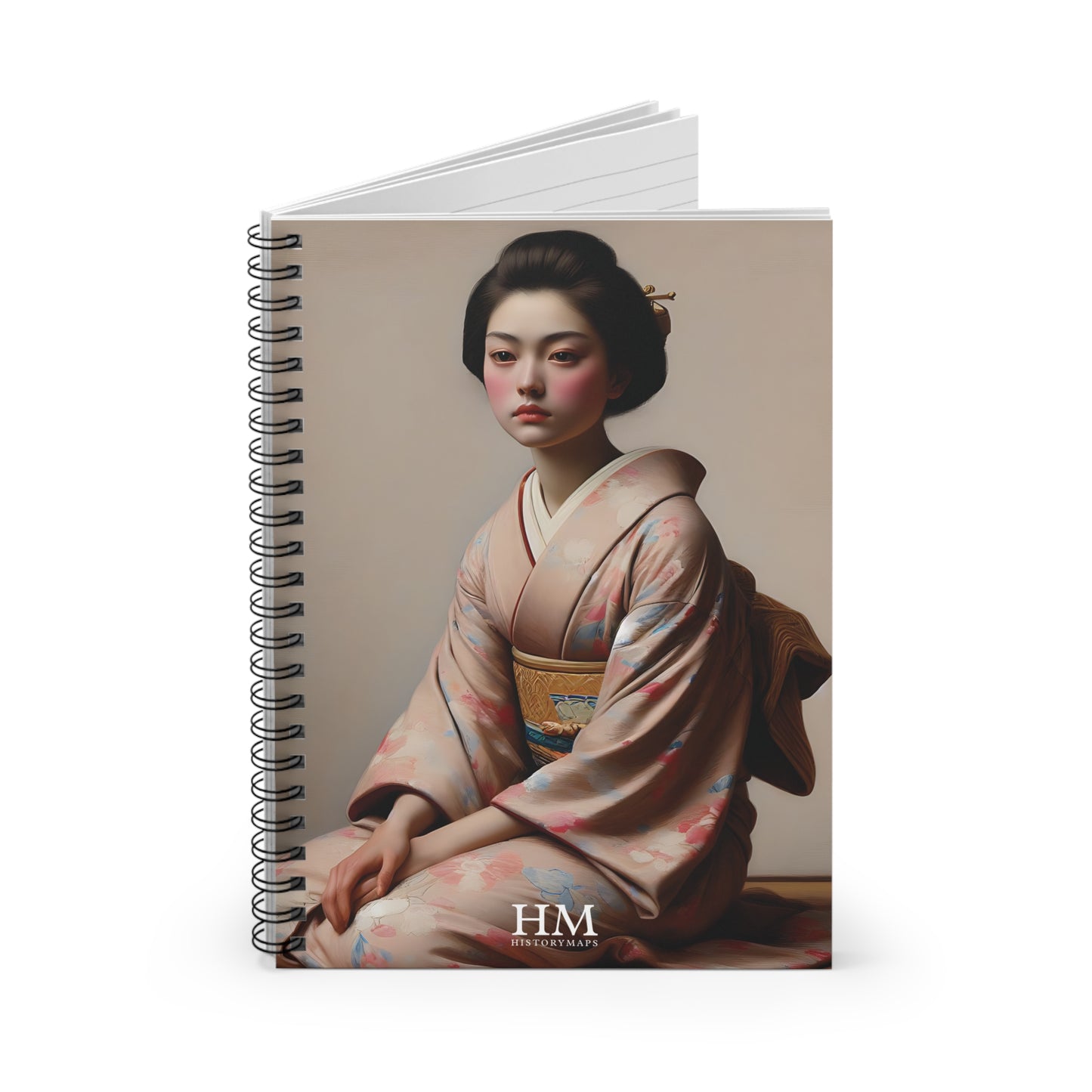 Geisha Spiral Notebook - Ruled Line