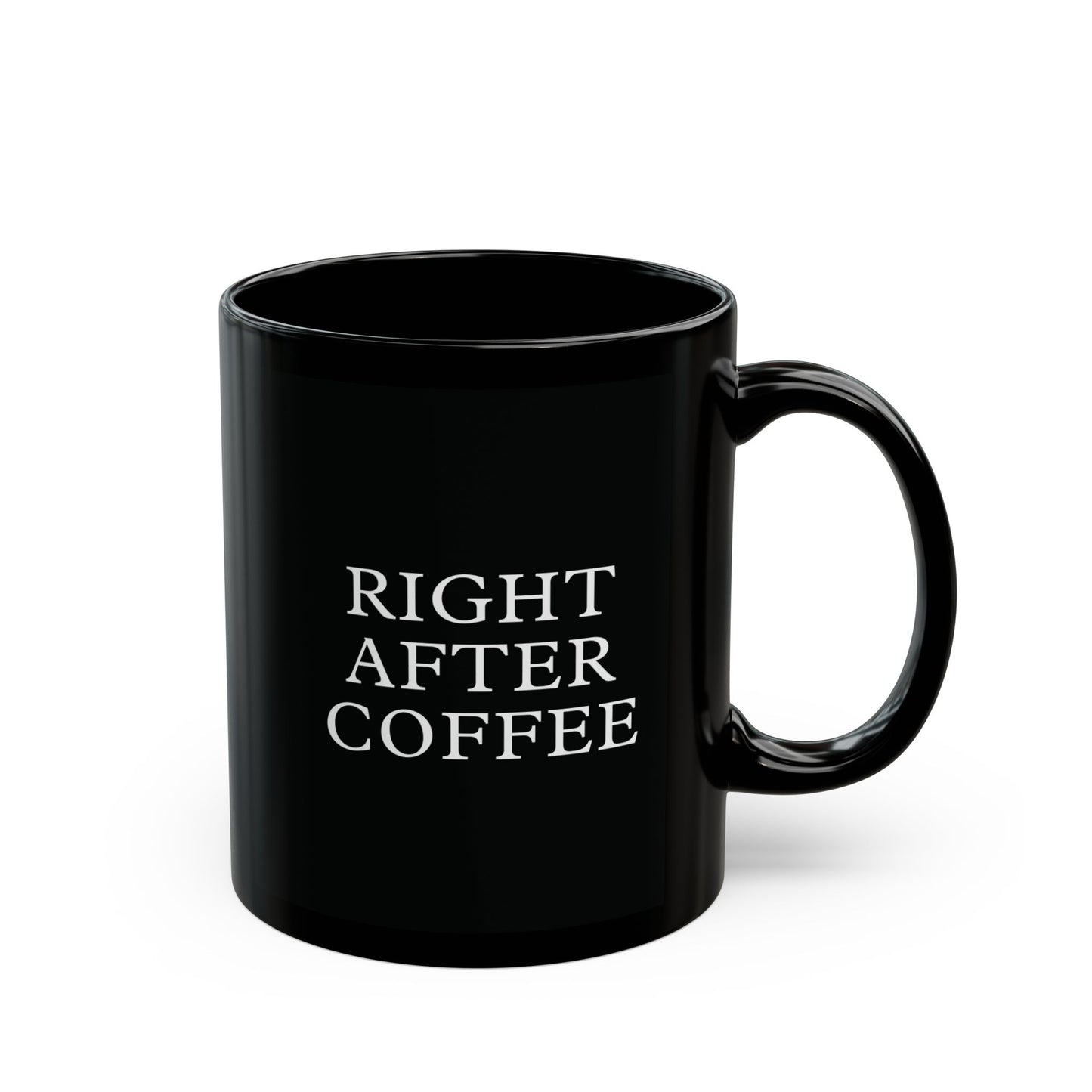 History Meets Humor Series: 'Once more unto the breach' Retort: 'After coffee' Black Mug (11oz, 15oz)