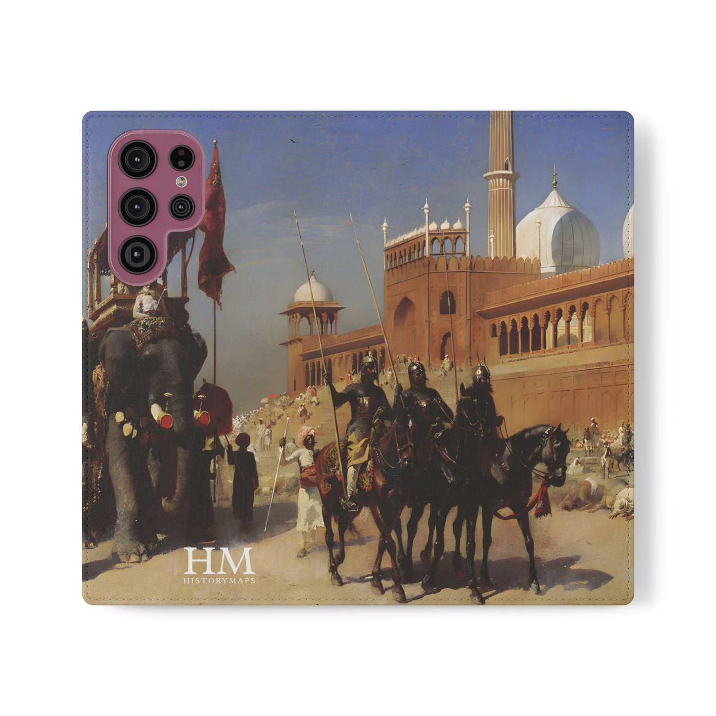 The Great Mogul and His Court Returning from the Great Mosque at Delhi Flip Cases