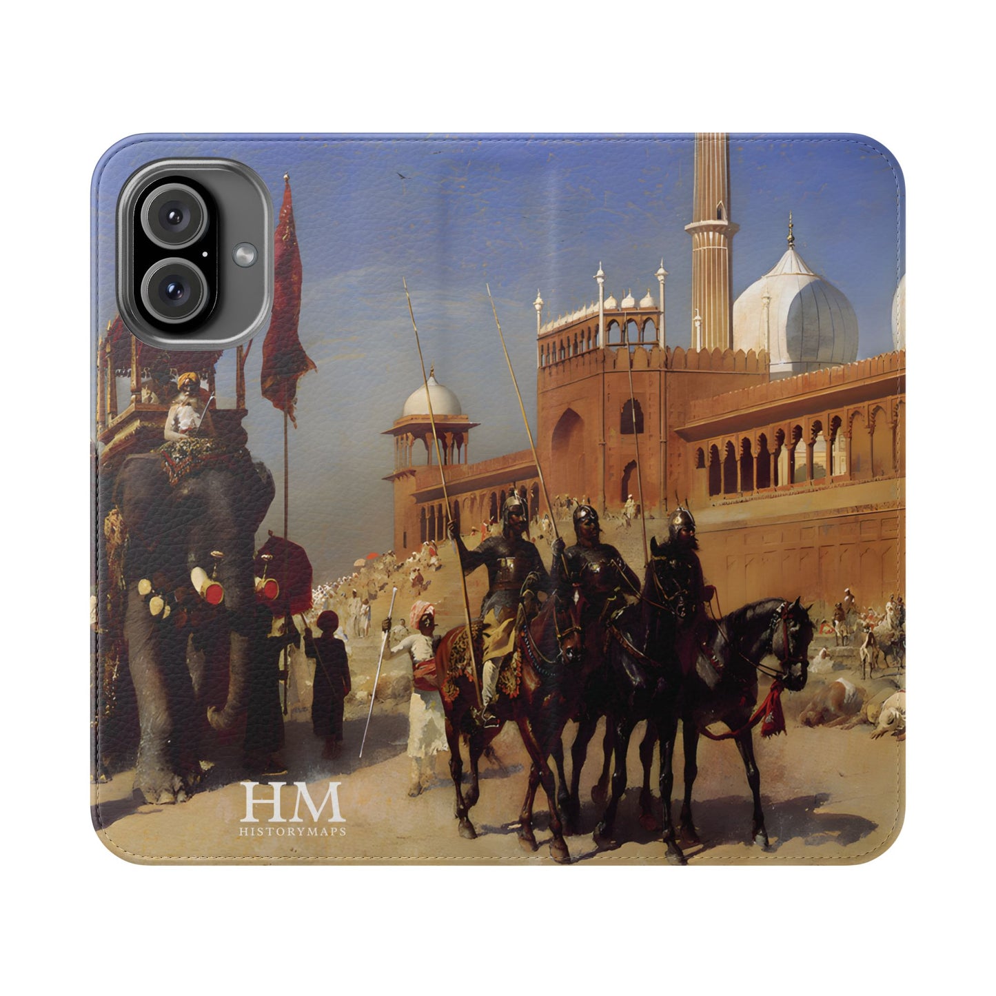 The Great Mogul and His Court Returning from the Great Mosque at Delhi Flip Cases